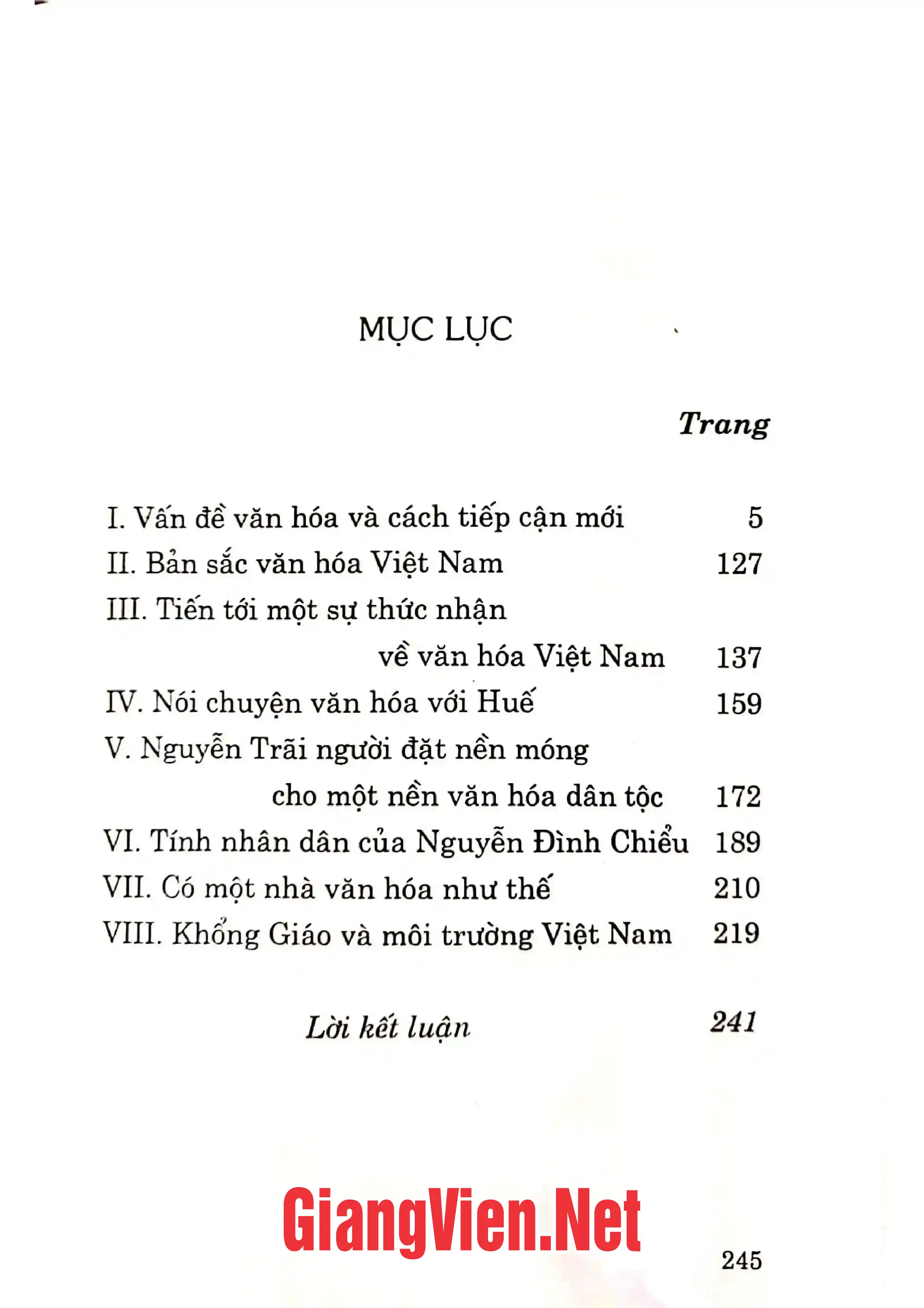 Trang bìa chính thức sách Văn hóa Việt Nam và cách tiếp cận mới