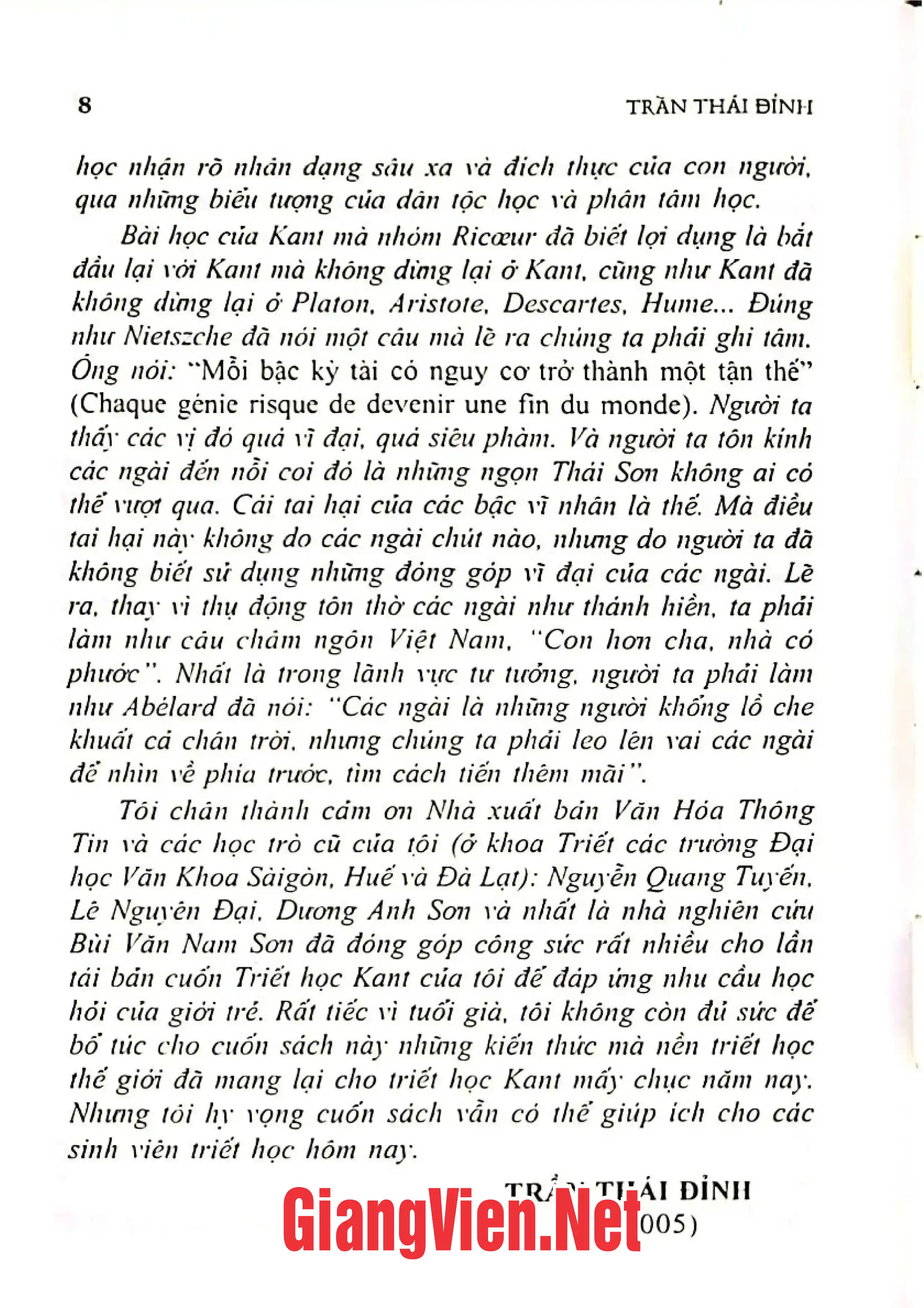 Nội dung mục lục và hình ảnh sách Triết học Kant - Trang 5