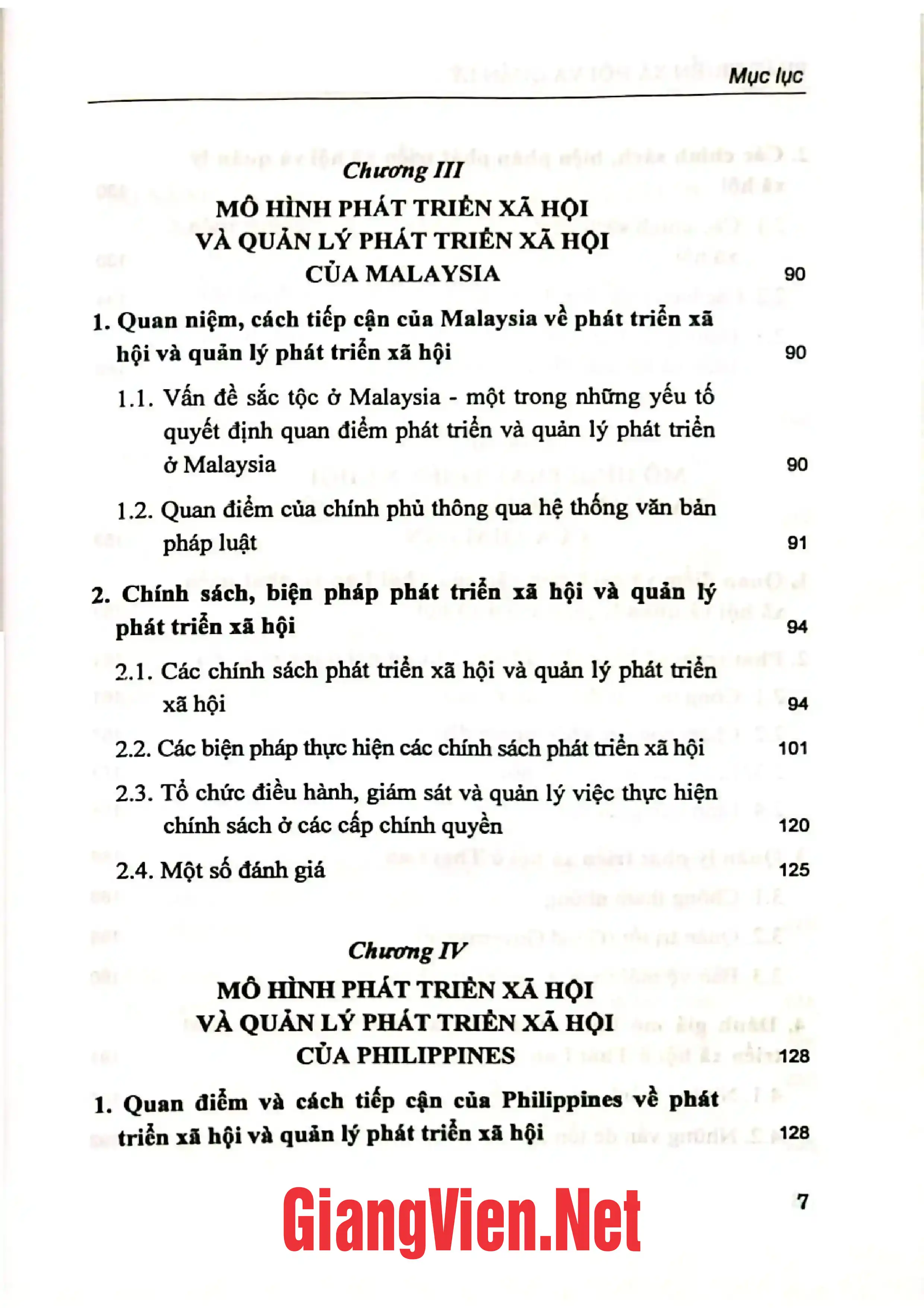 Ảnh minh họa nội dung cuốn sách: Phát triển xã hội và quản lý phát triển xã hội ở các nước Đông Nam á kinh nghiệm cho Việt Nam
