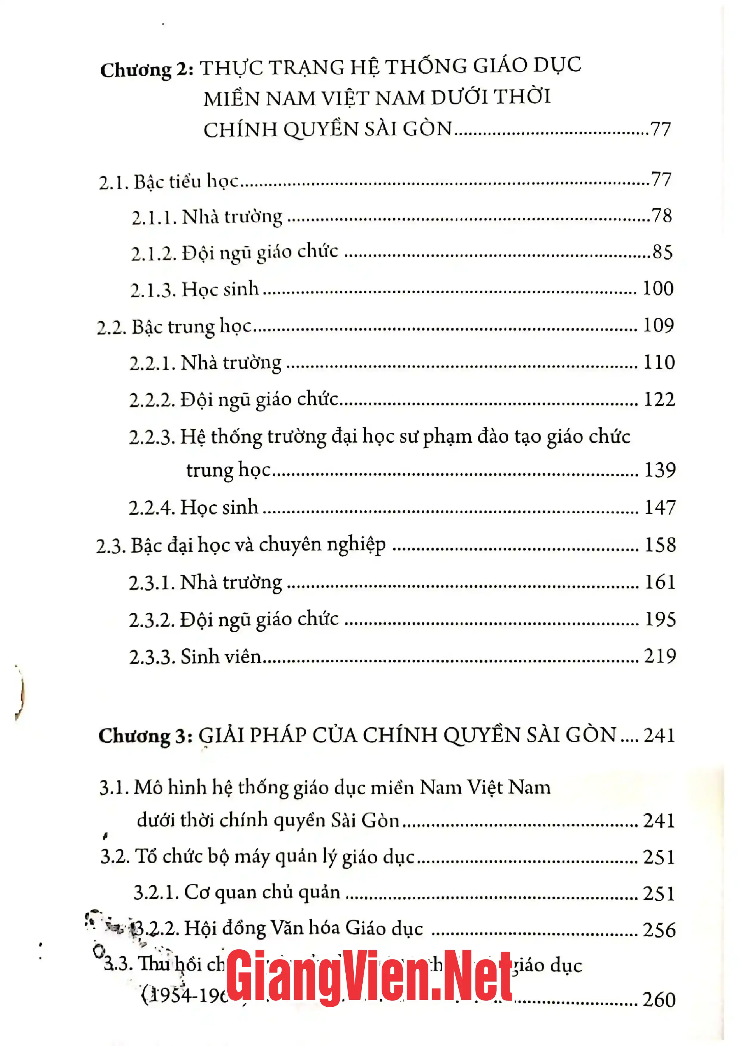 Ảnh minh họa nội dung cuốn sách: Giáo dục miền Nam Việt Nam dưới thời chính quyền Sài Gòn