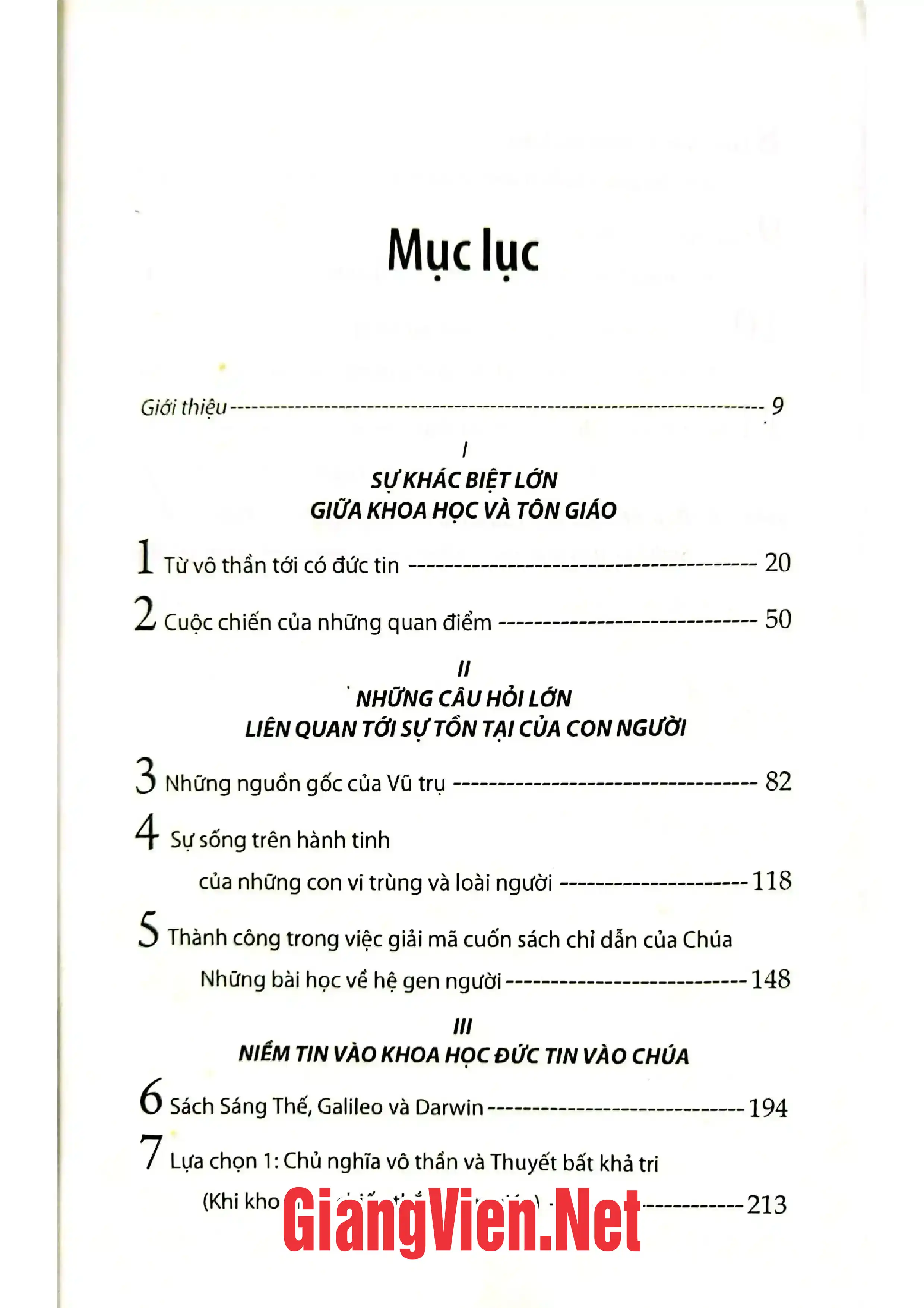 Trang bìa chính thức sách Ngôn ngữ của Chúa những bằng chứng khoa học về đức tin