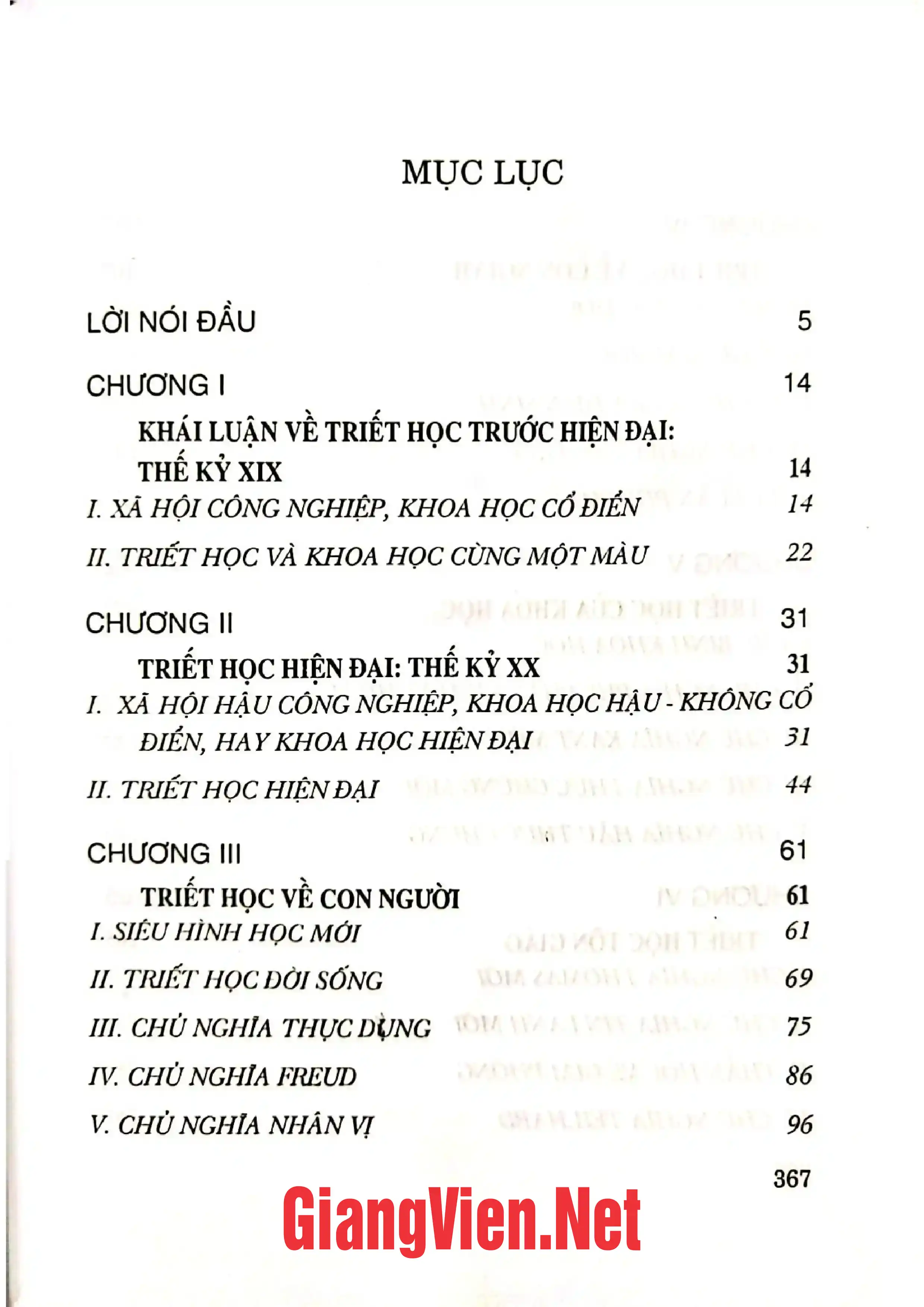 Trang bìa chính thức sách Lịch sử triết học phương Tây hiện đại