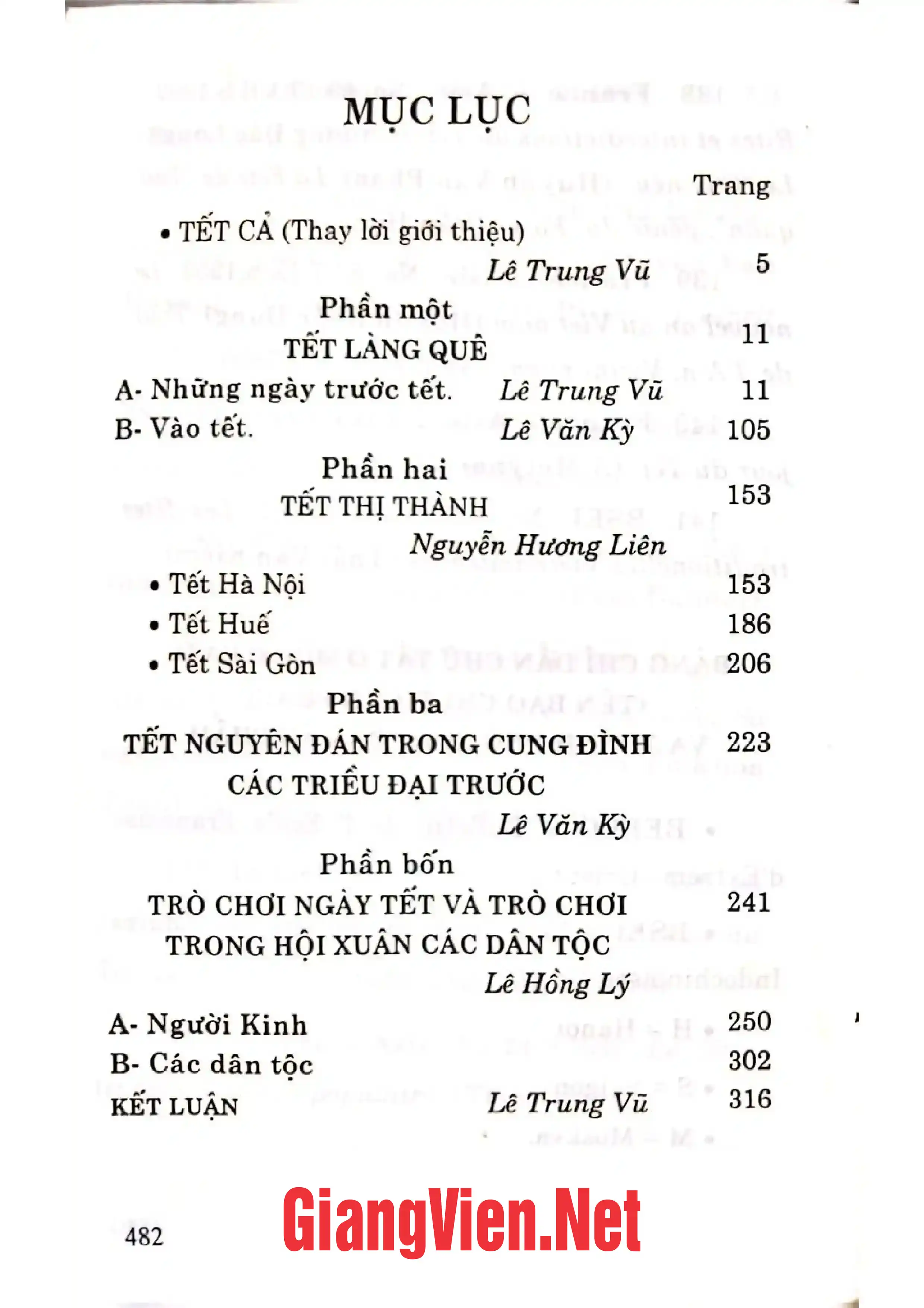 Trang bìa chính thức sách Tết cổ truyền người Việt, Giải nhất, tặng thưởng của Hội Văn Nghệ Dân Gian Việt Nam - 1993