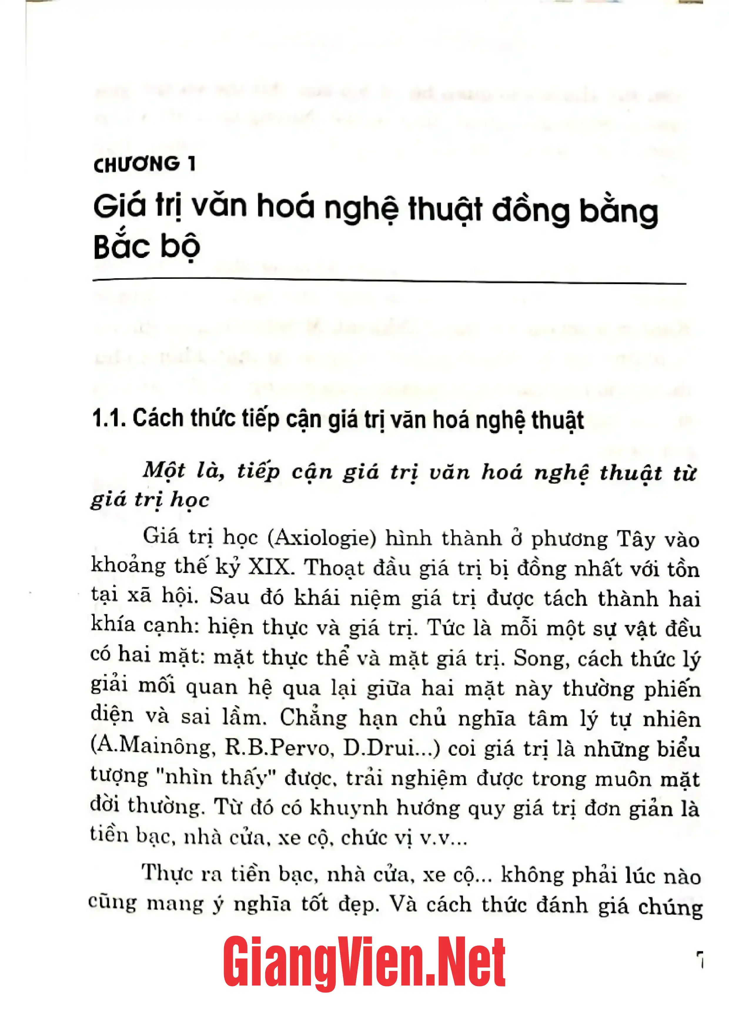 Nội dung trang phụ bản giới thiệu sách Văn hóa nghệ thuật Đồng bằng Bắc Bộ - không gian và thời gian biến đổi