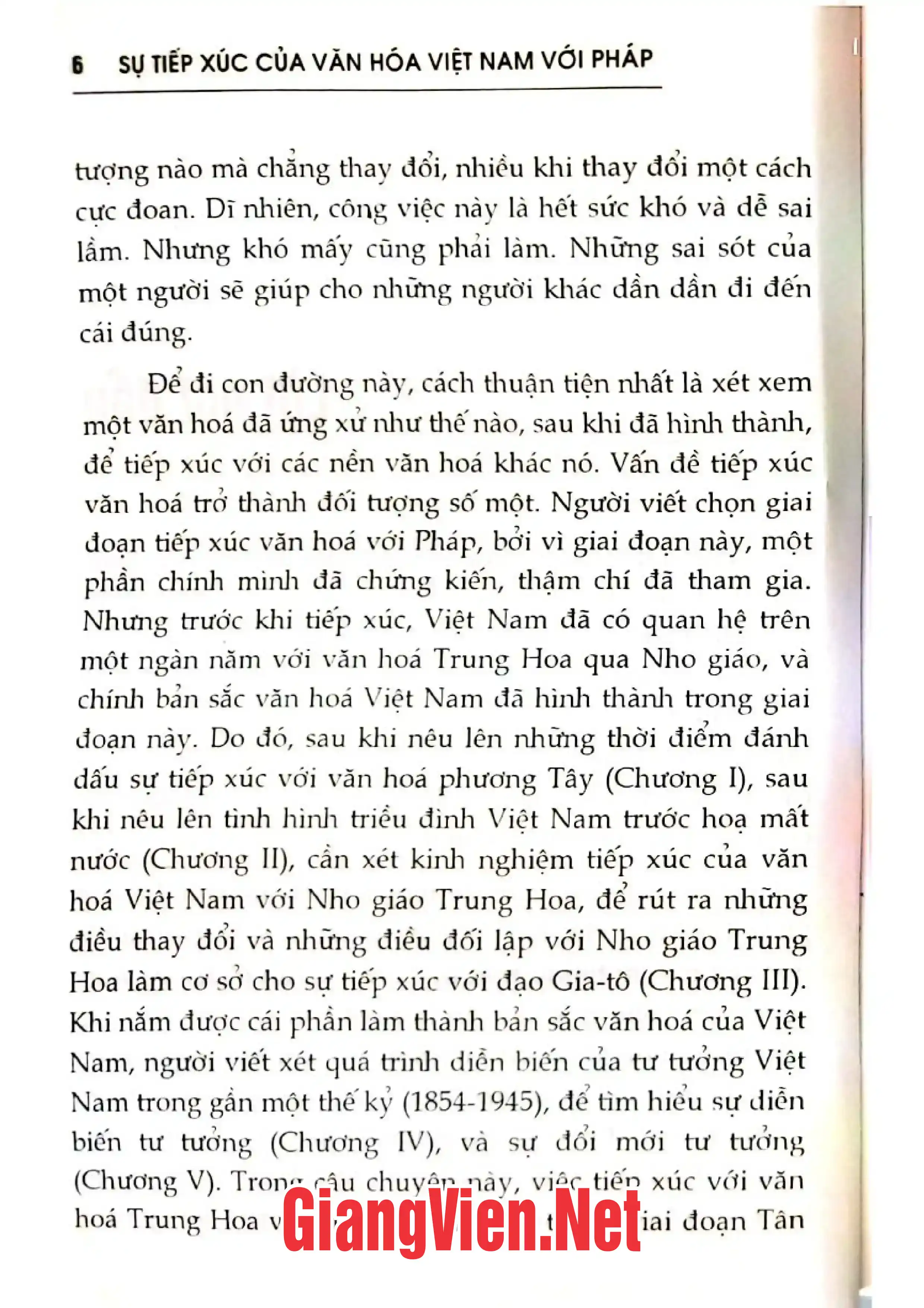 Mục lục chi tiết trang 2 sách Sự tiếp xúc của văn hóa Việt Nam với Pháp