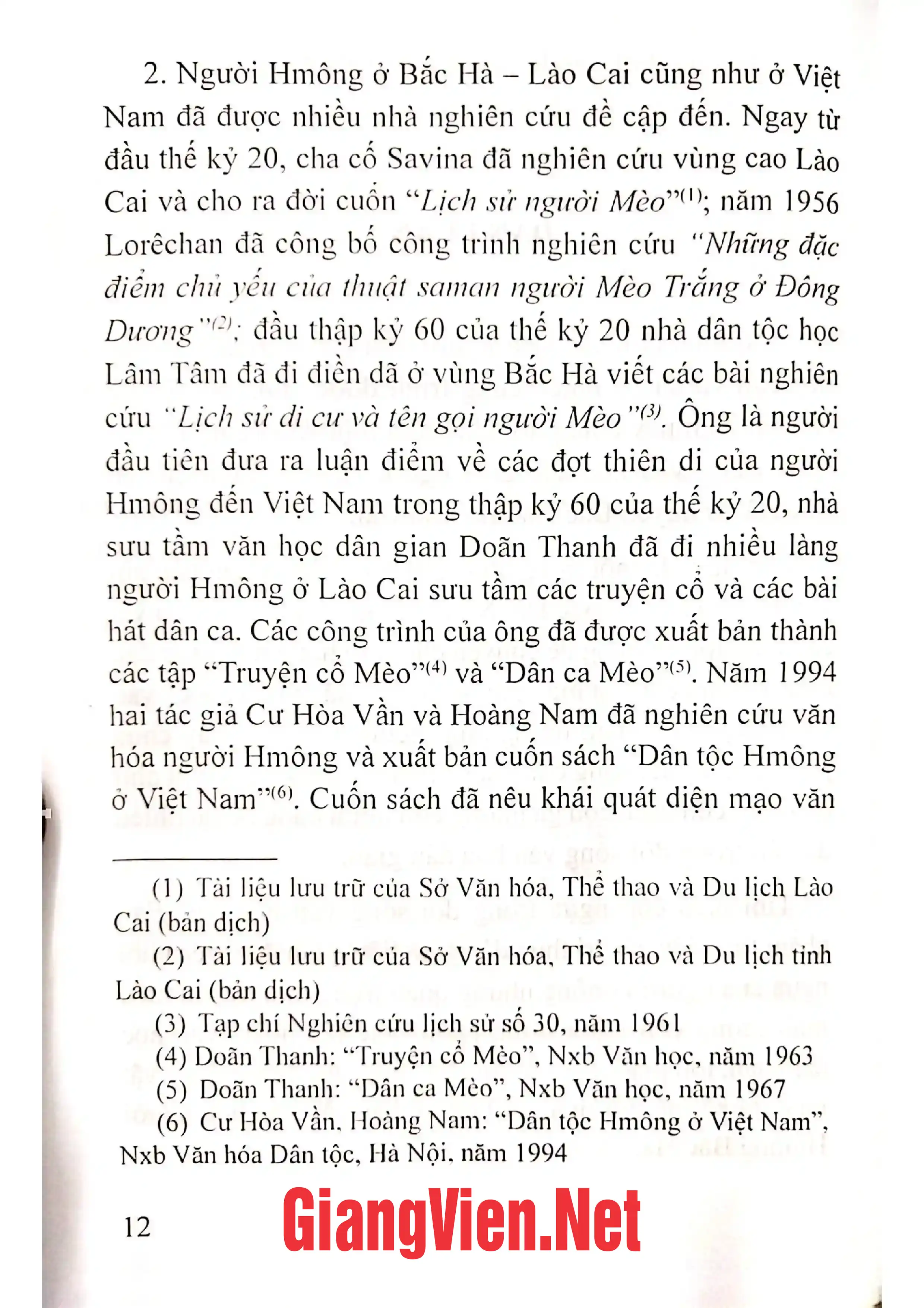 Mục lục chi tiết trang 3 sách Con ngựa trong văn hóa người HMông Bắc Hà - Lào Cai