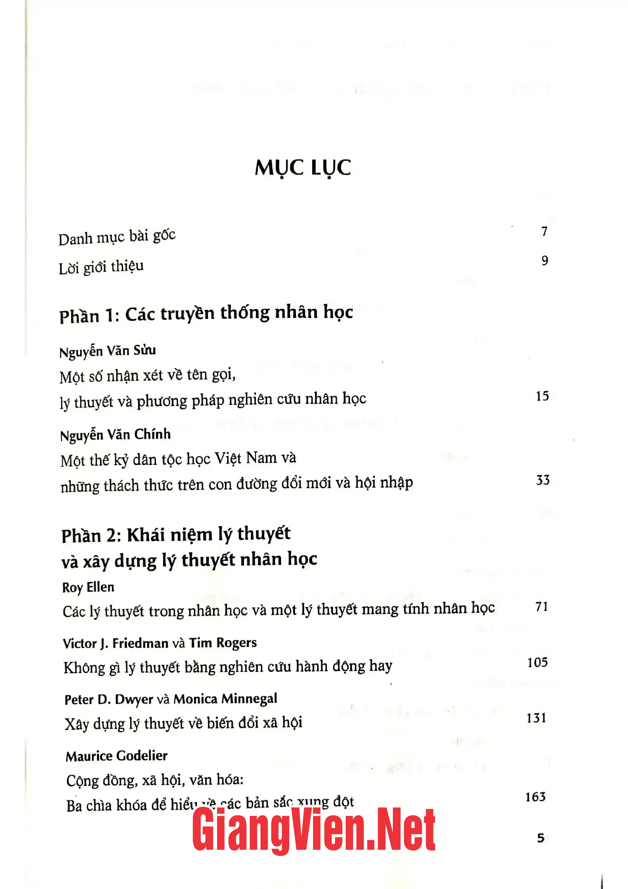 Ảnh minh họa nội dung cuốn sách: Một số vấn đề lịch sử và lý thuyết nhân học nội bộ