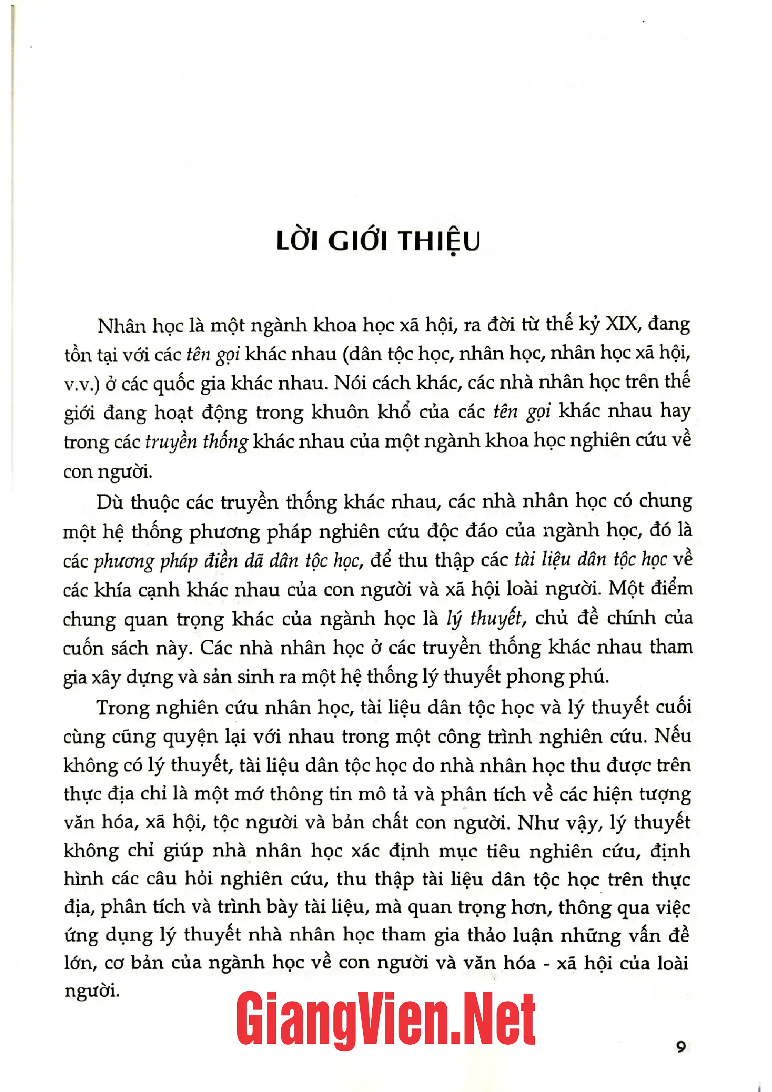 Ảnh minh họa nội dung cuốn sách: Một số vấn đề lịch sử và lý thuyết nhân học nội bộ