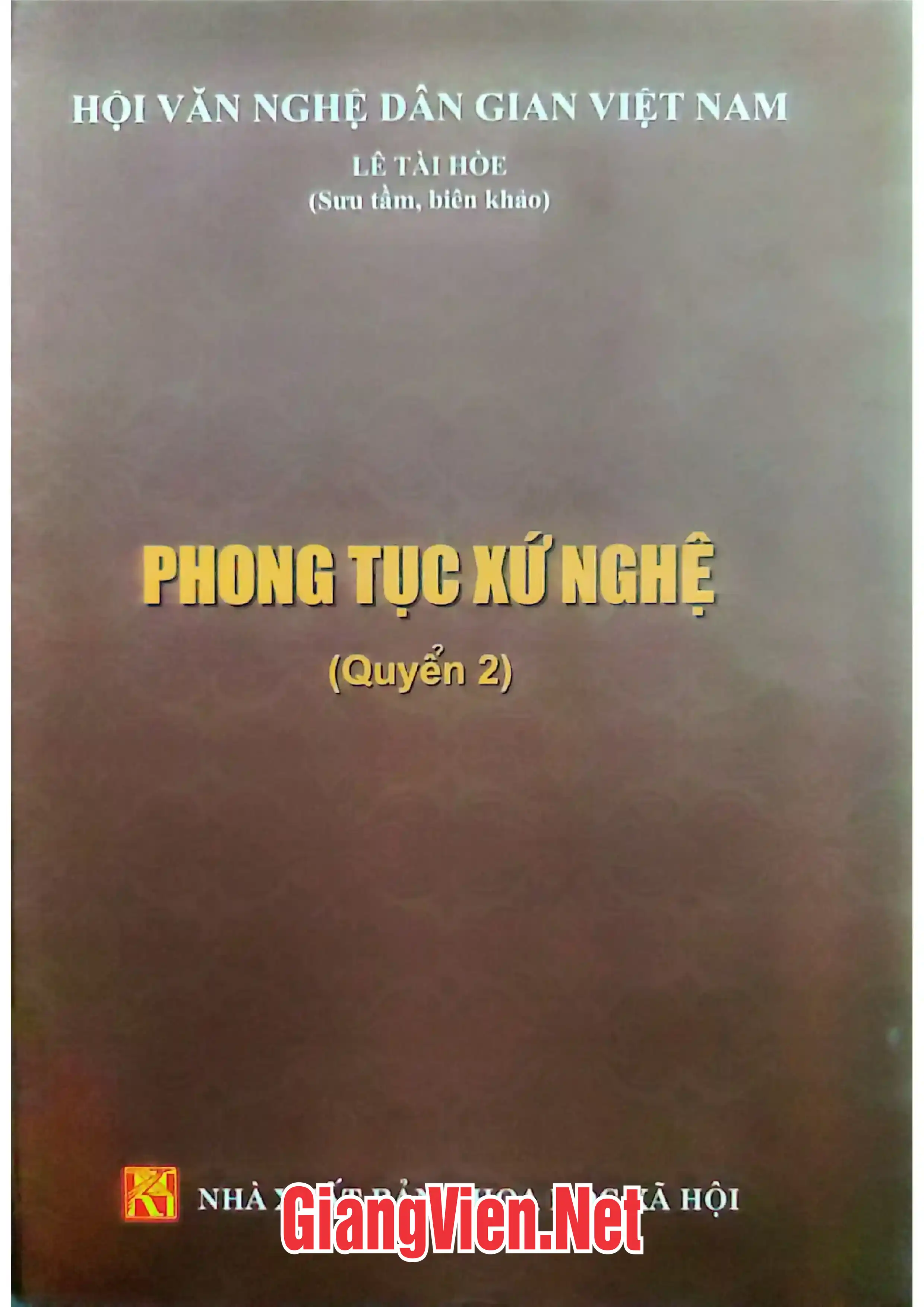 Ảnh bìa của Phong tục xứ Nghệ Quyển 2