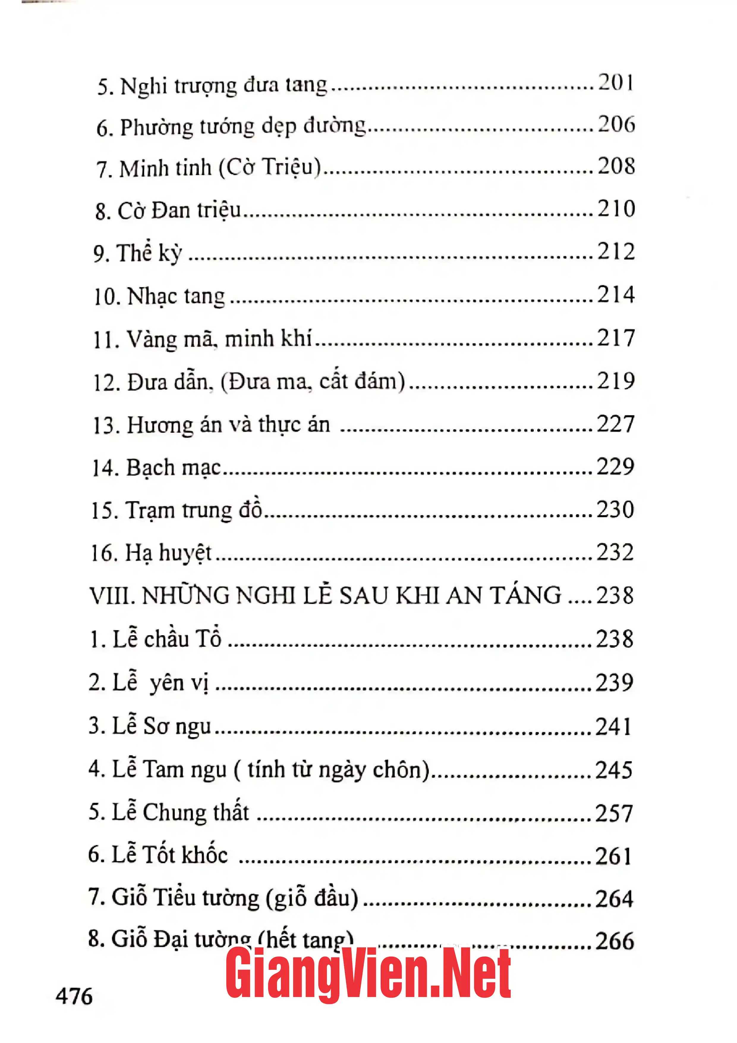Mục lục chi tiết trang 3 sách Phong tục xứ Nghệ Quyển 2