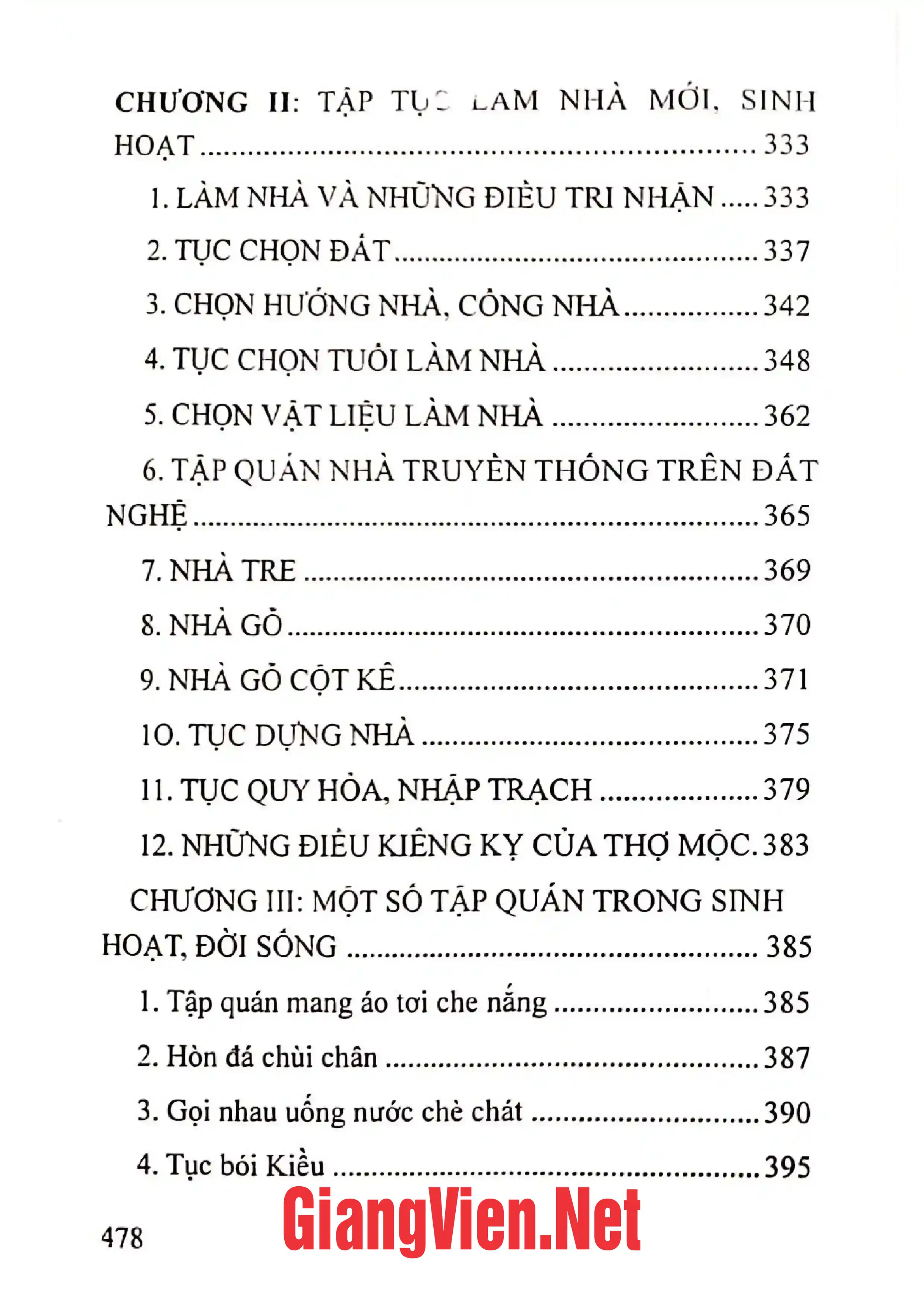 Nội dung mục lục và hình ảnh sách Phong tục xứ Nghệ Quyển 2 - Trang 5