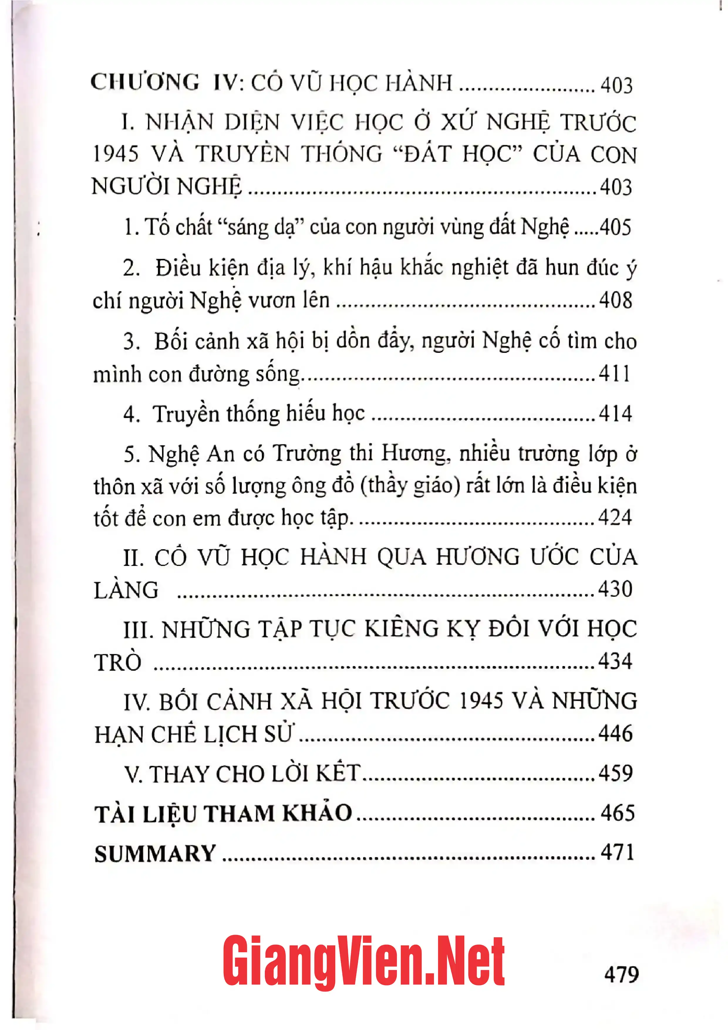 Nội dung mục lục và hình ảnh sách Phong tục xứ Nghệ Quyển 2 - Trang 6