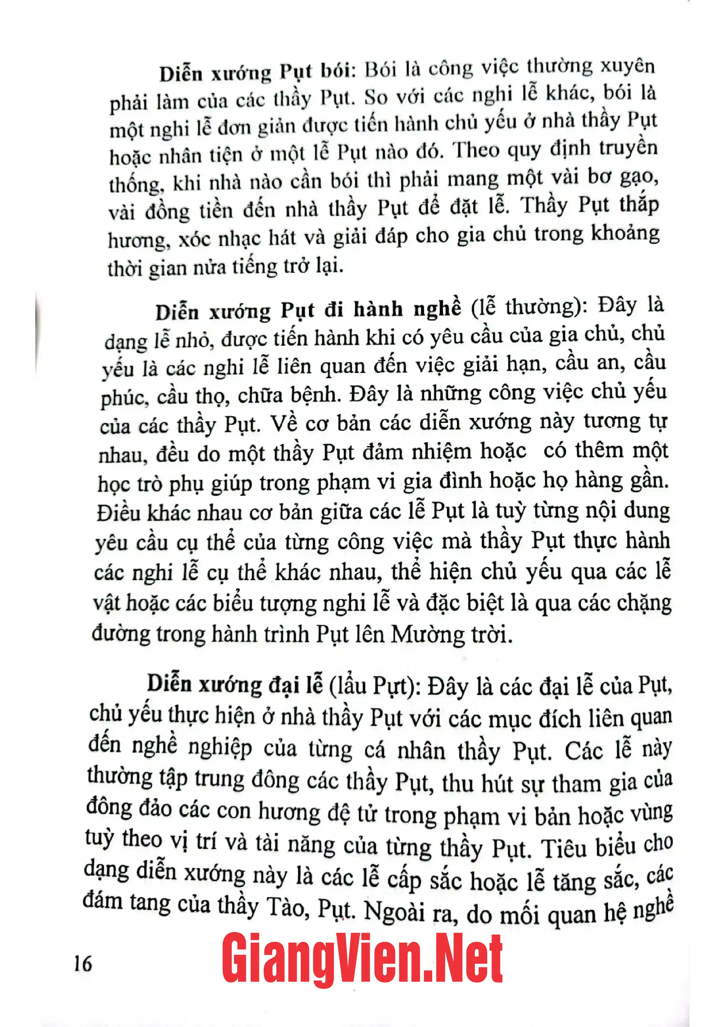 Mục lục chi tiết trang 2 sách Lễ cấp sắc Pựt Nùng