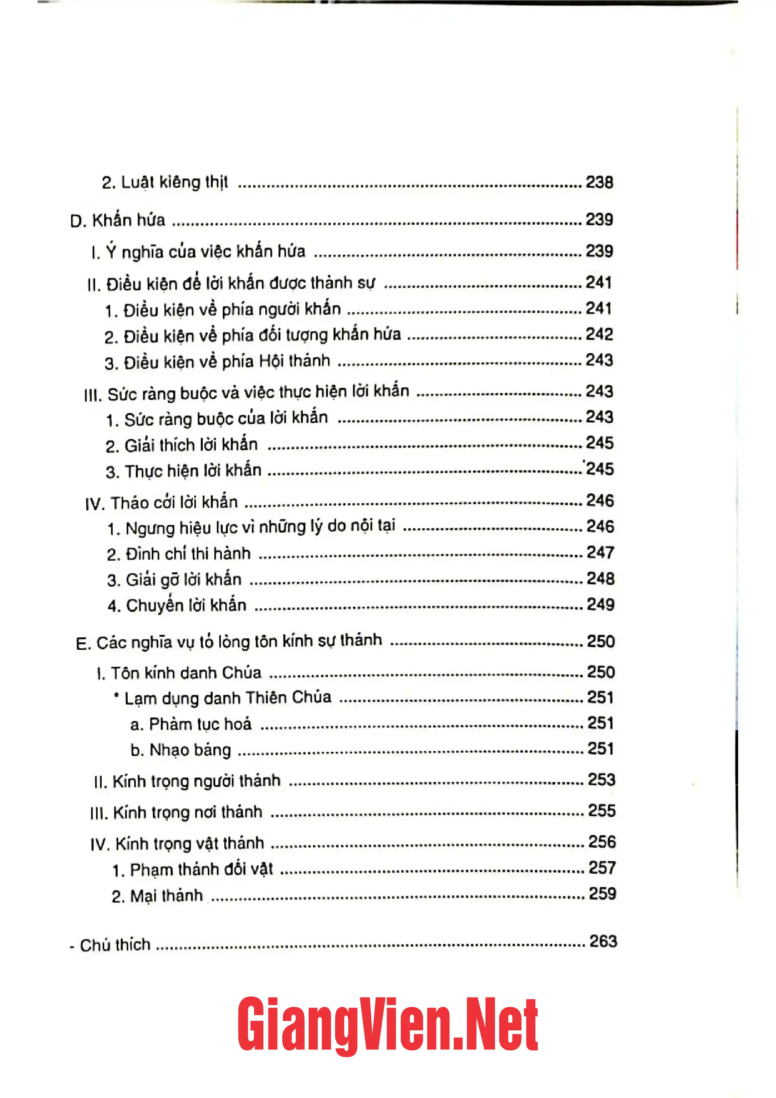 Nội dung trang phụ bản giới thiệu sách Thần học luân lý chuyên biệt, Tập 1