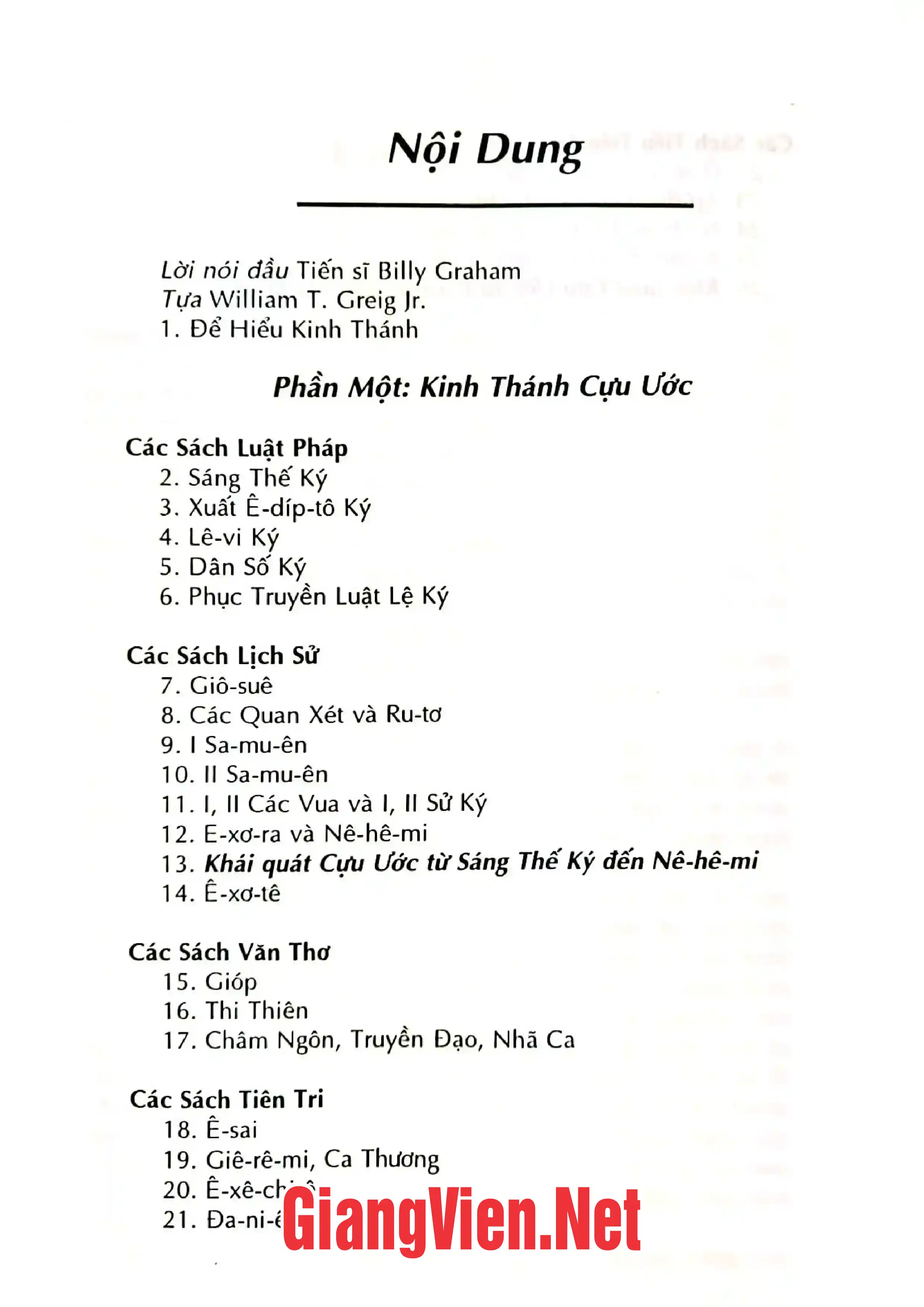 Ảnh minh họa nội dung cuốn sách: Để hiểu kinh thánh Cựu ước