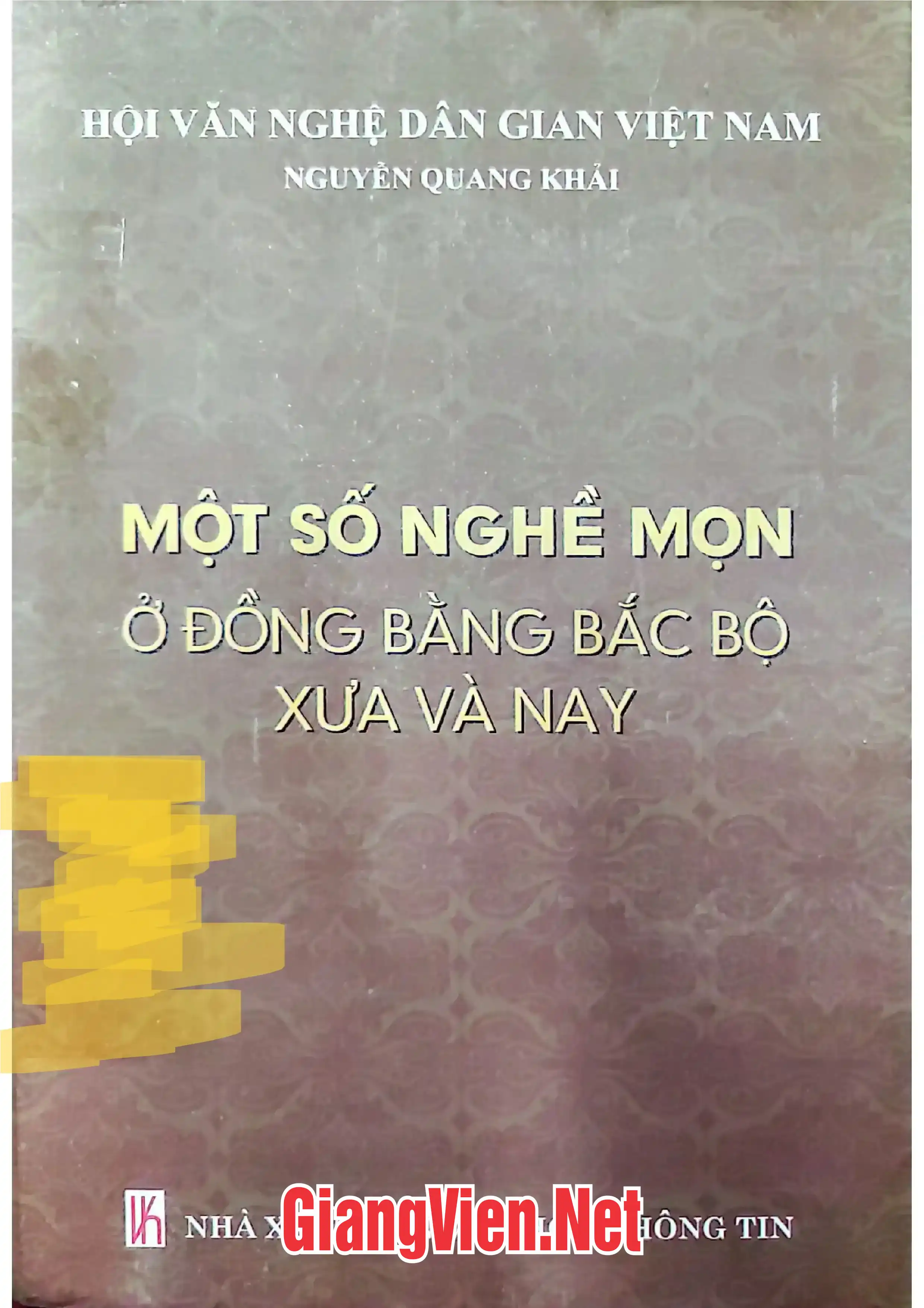 Ảnh bìa của Một số nghề mọn ở đồng bằng Bắc Bộ xưa và nay