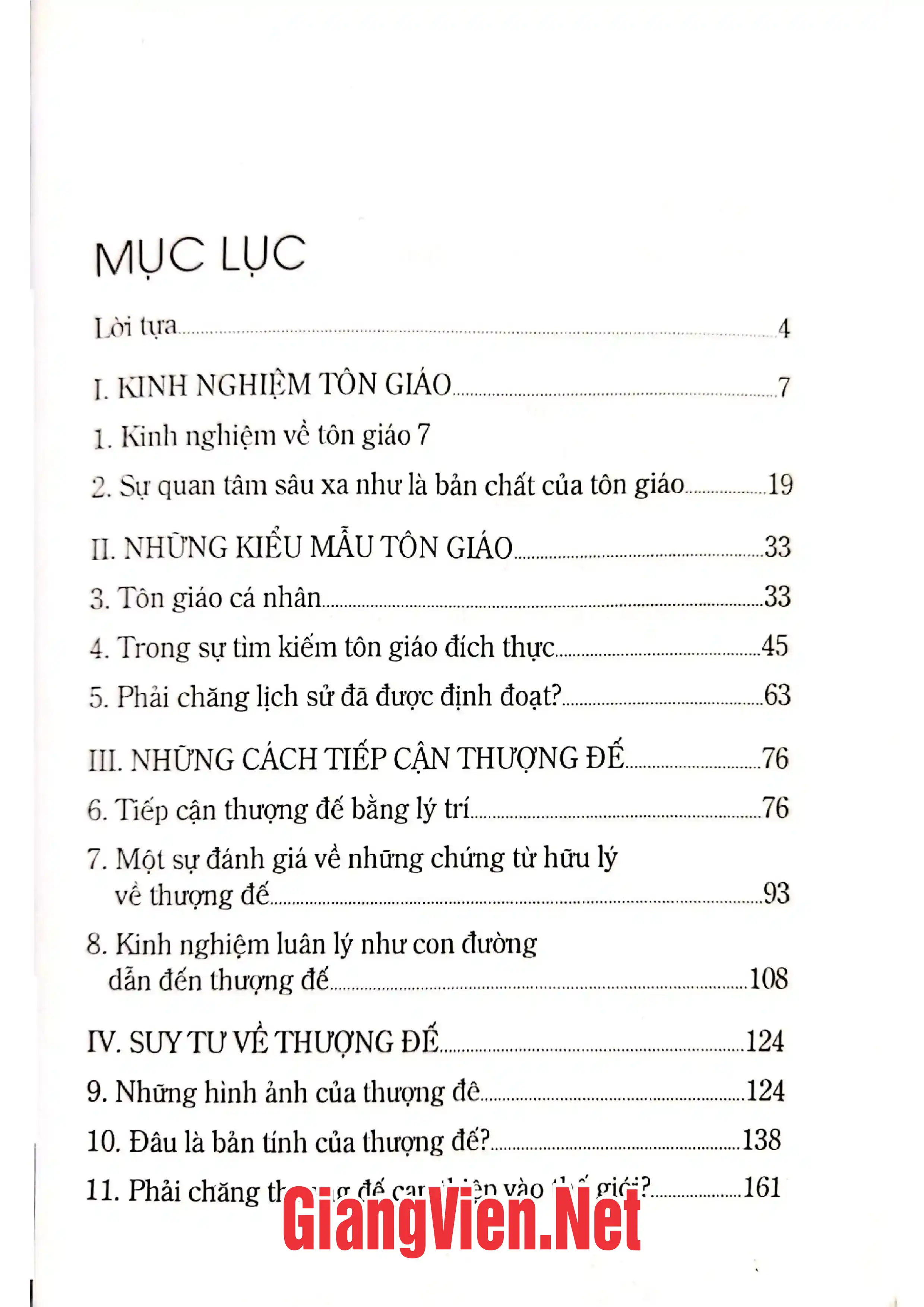 Trang bìa chính thức sách Trong sự tìm kiếm tôn giáo đích thực triết học về tôn giáo