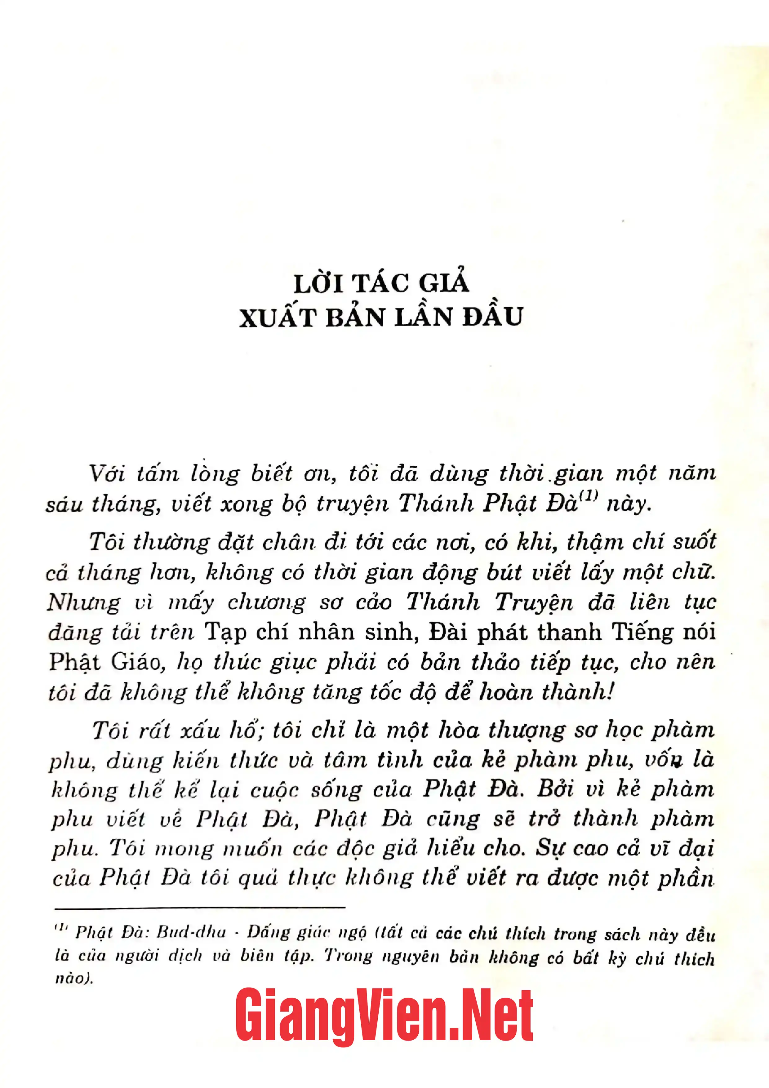 Mục lục chi tiết trang 2 sách Thích Ca Mâu Ni Phật, Truyện thánh
