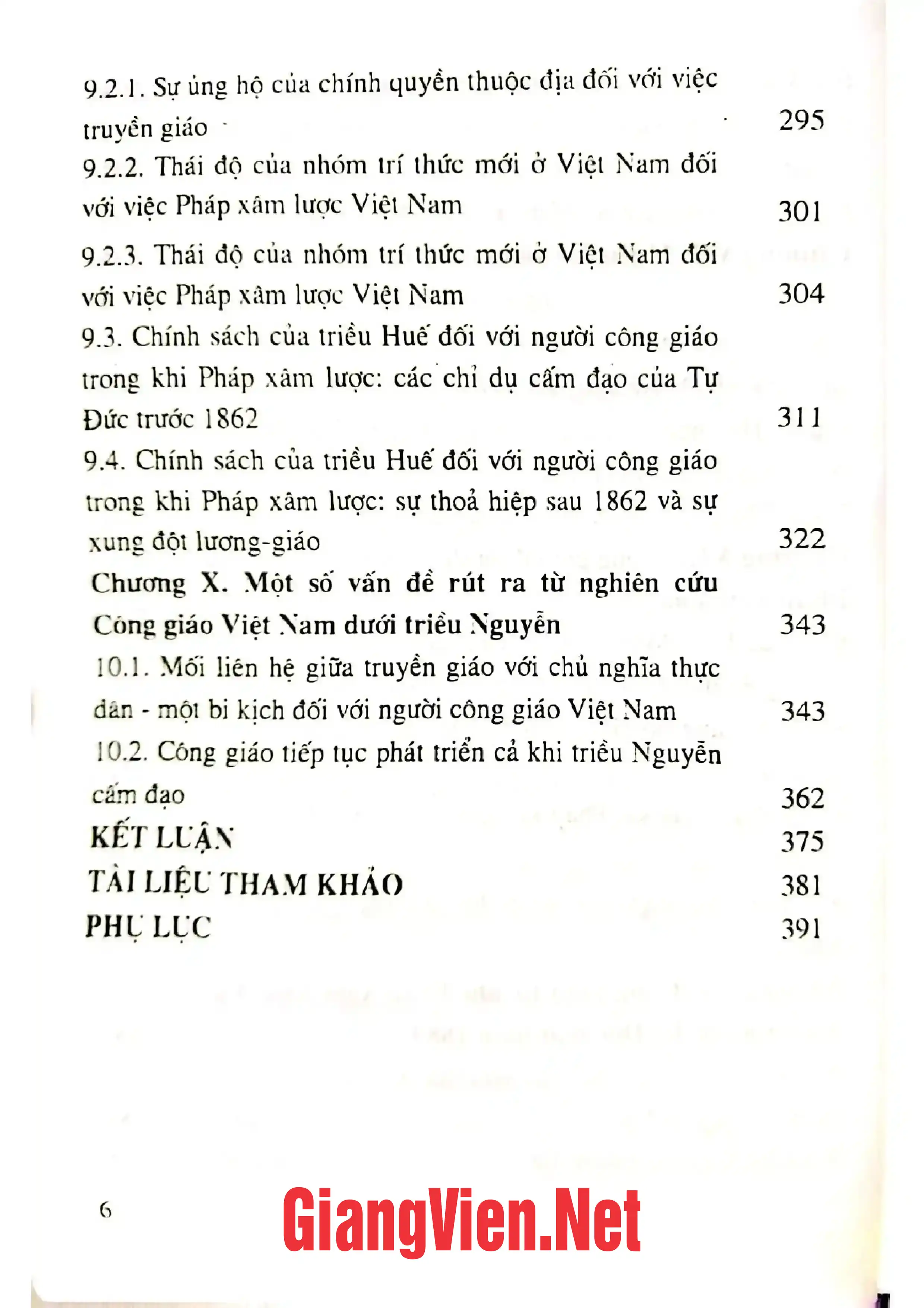 Ảnh minh họa nội dung cuốn sách: Công giáo Việt Nam thời kì triều Nguyễn 1802-1883