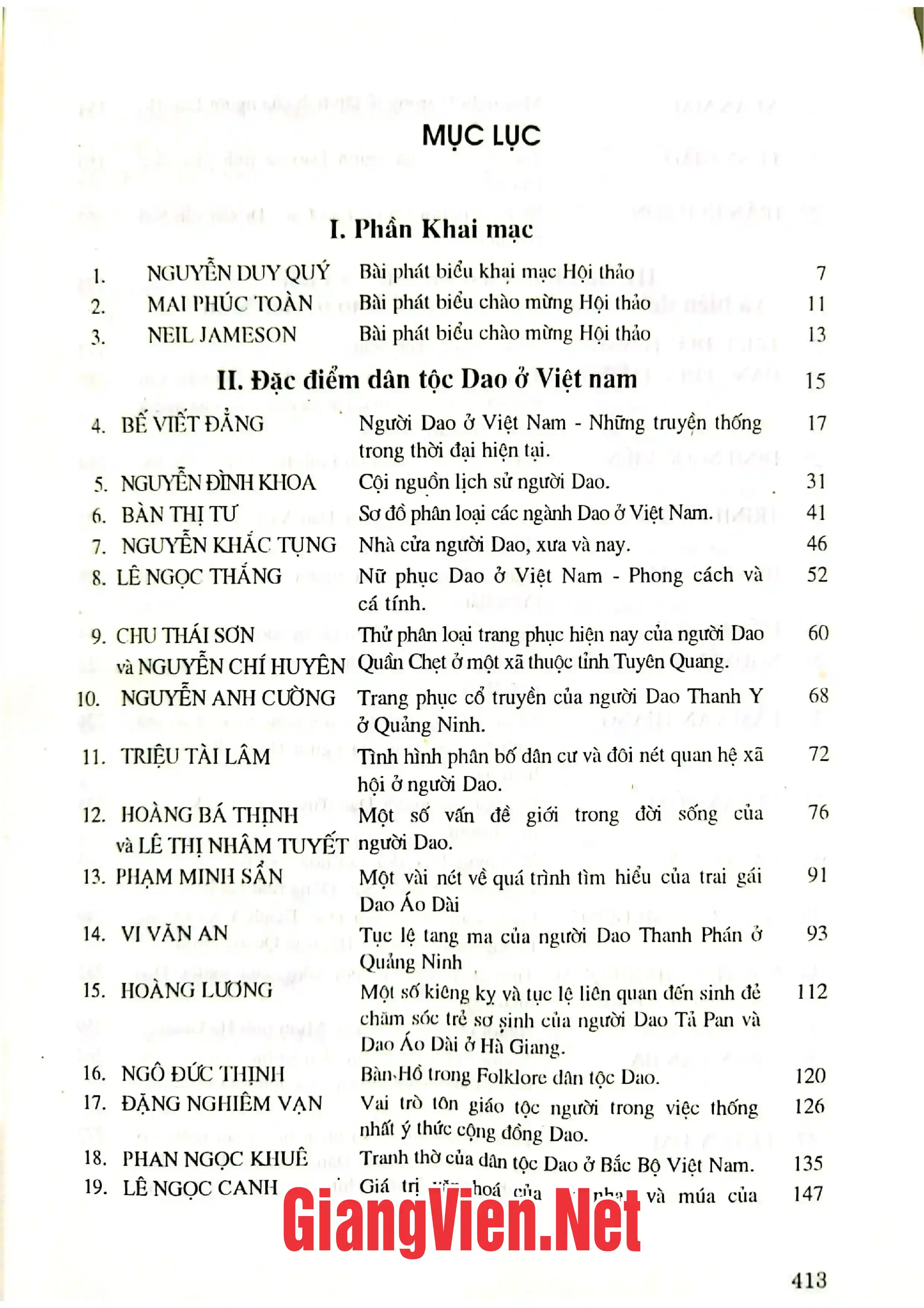 Ảnh minh họa nội dung cuốn sách: Sự phát triển văn hoá xã hội của người Dao: hiện tại và tương lai