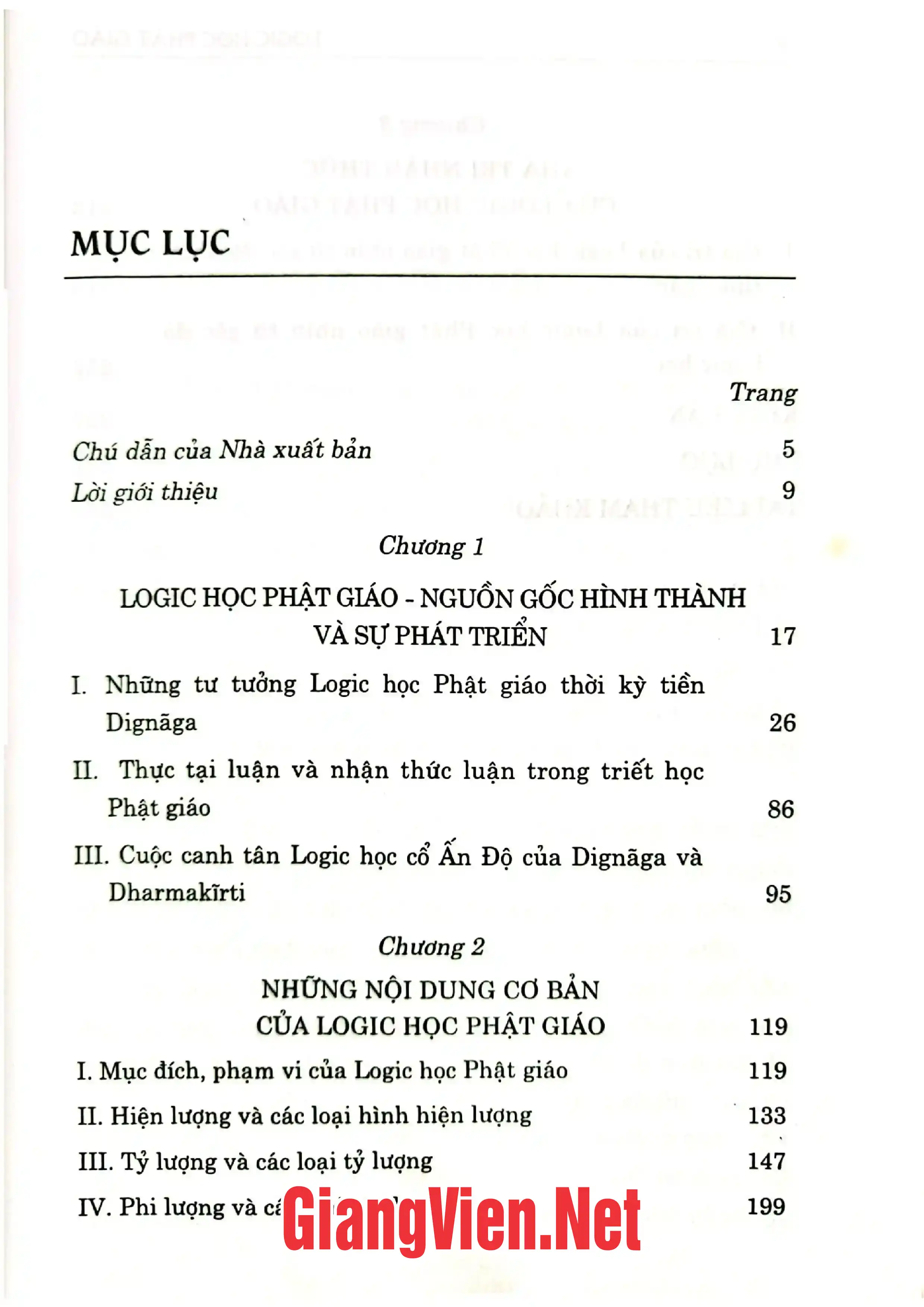 Trang bìa chính thức sách Logic học Phật giáo