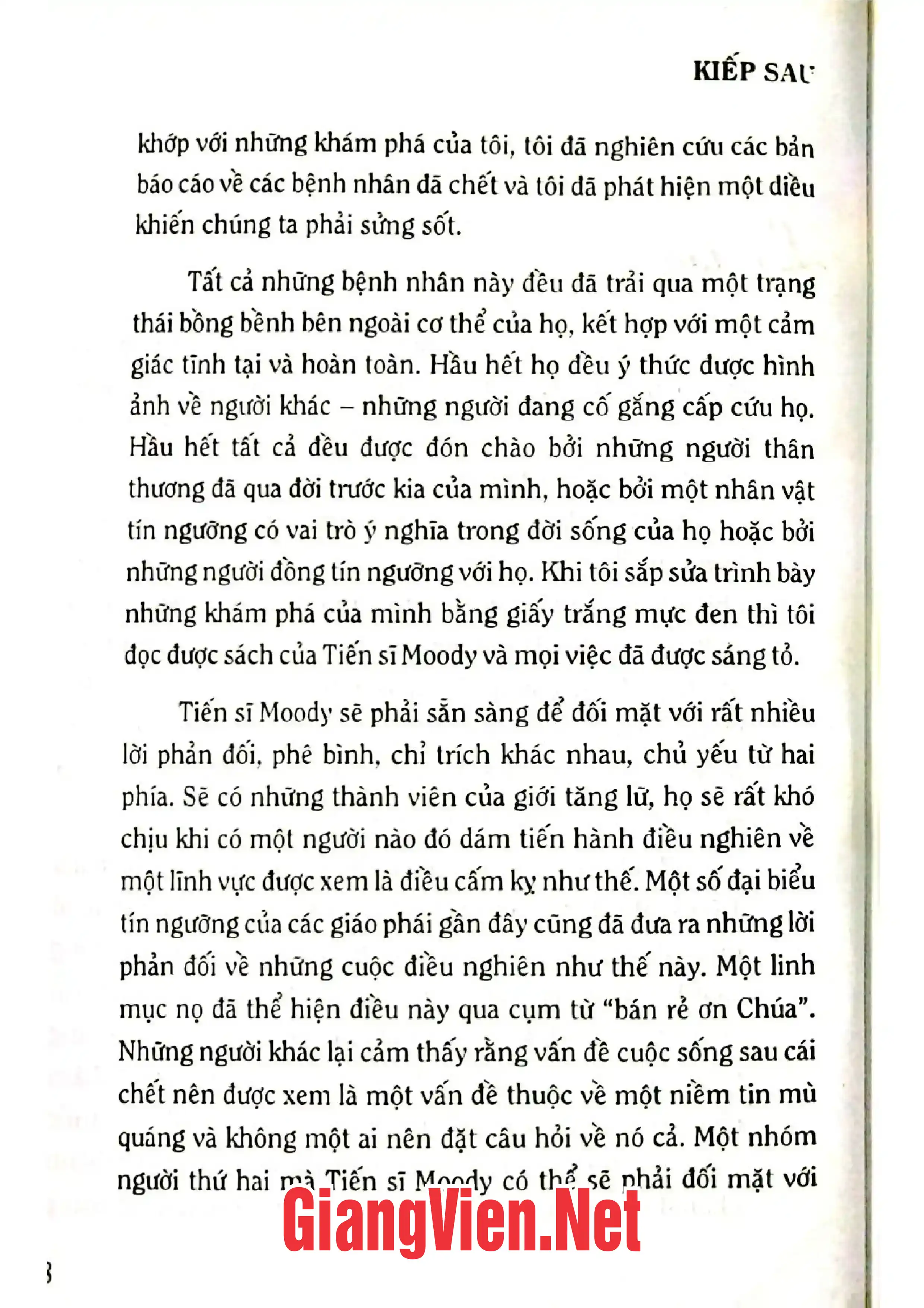 Mục lục chi tiết trang 2 sách Kiếp sau, những nghiên cứu, khám phá về sự tồn tại sau cái chết