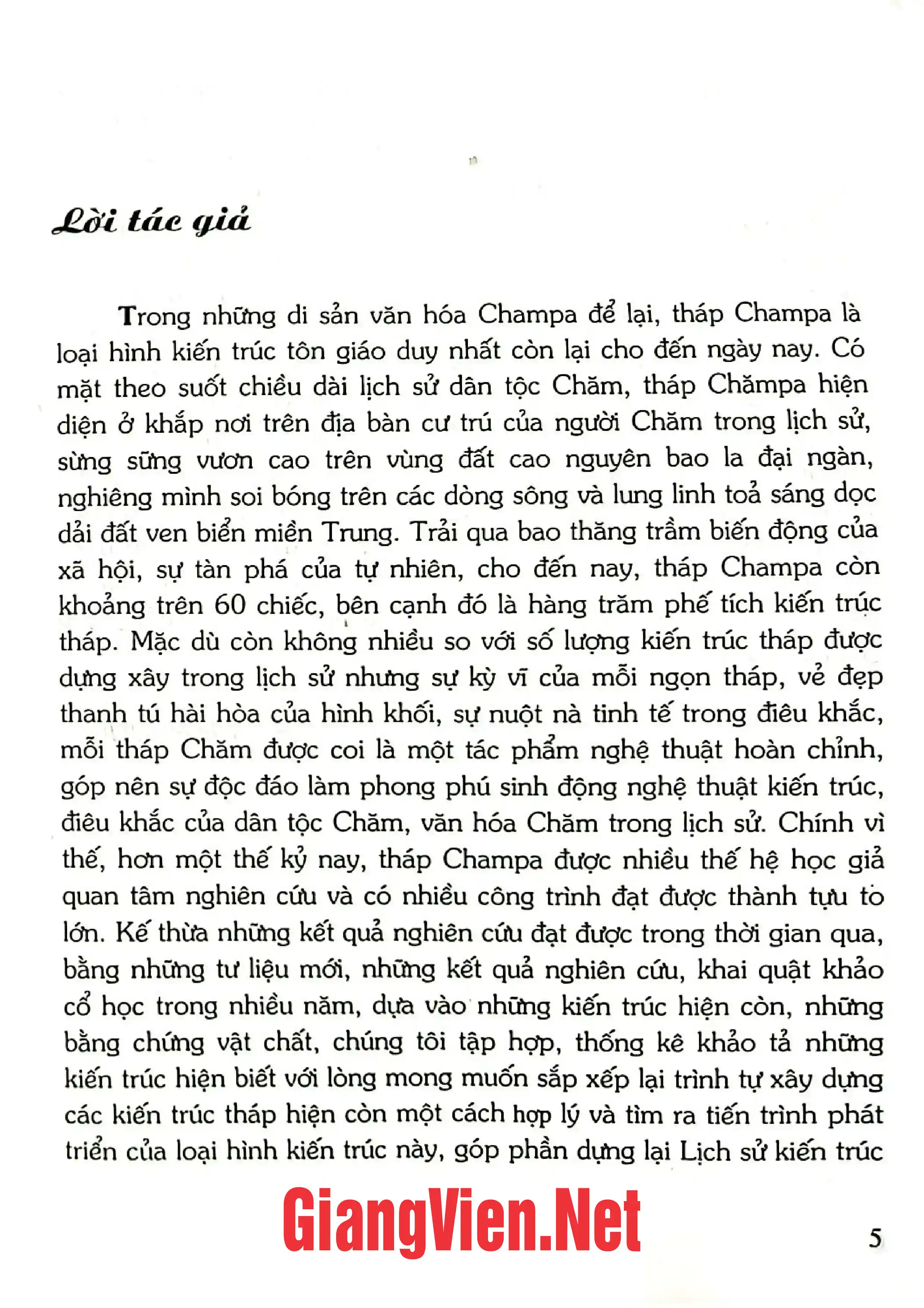 Ảnh minh họa nội dung cuốn sách: Tìm hiểu lịch sử kiến trúc tháp Champa