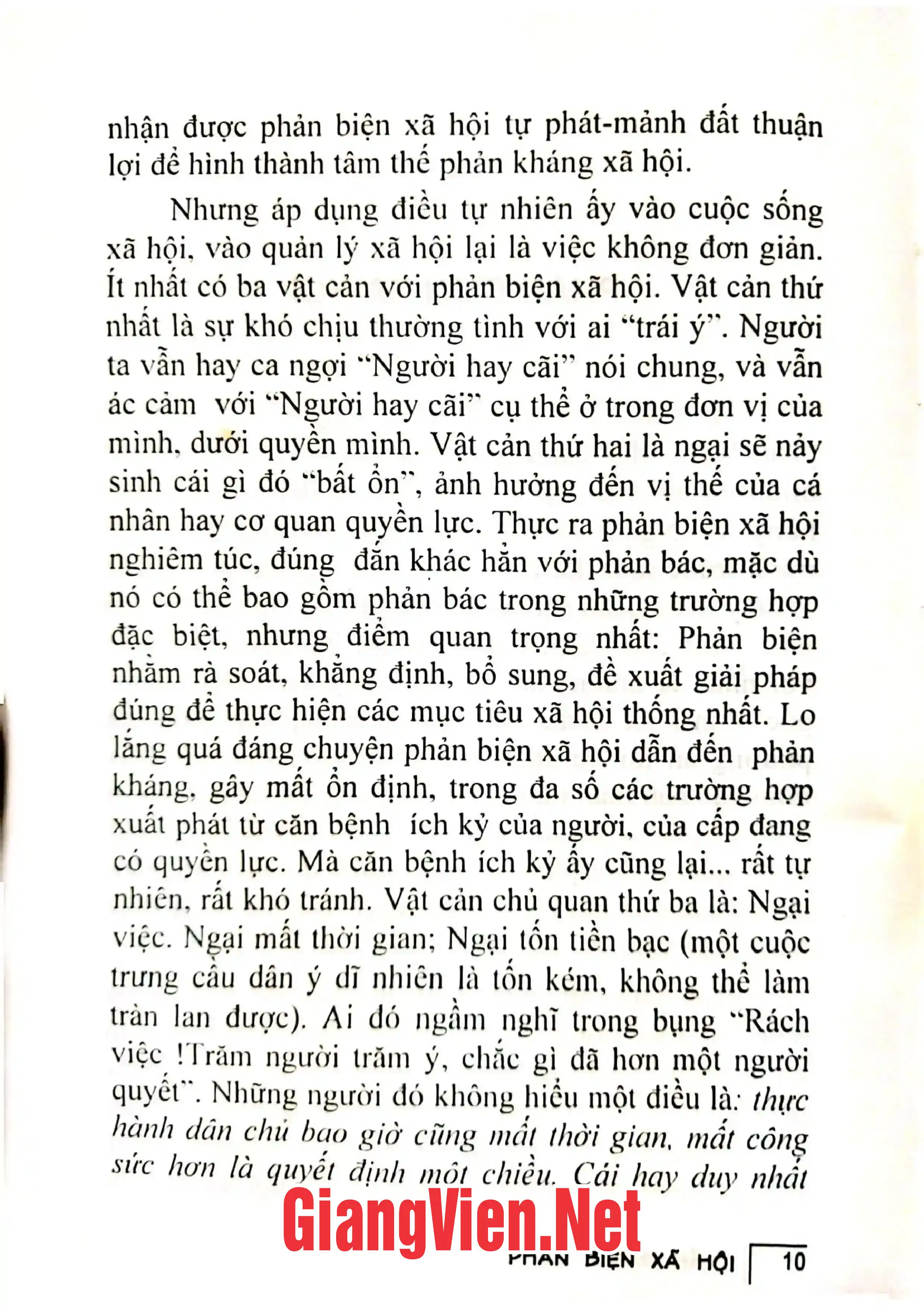 Ảnh minh họa nội dung cuốn sách: Phản biện xã hội, Câu hỏi đặt ra từ cuộc sống