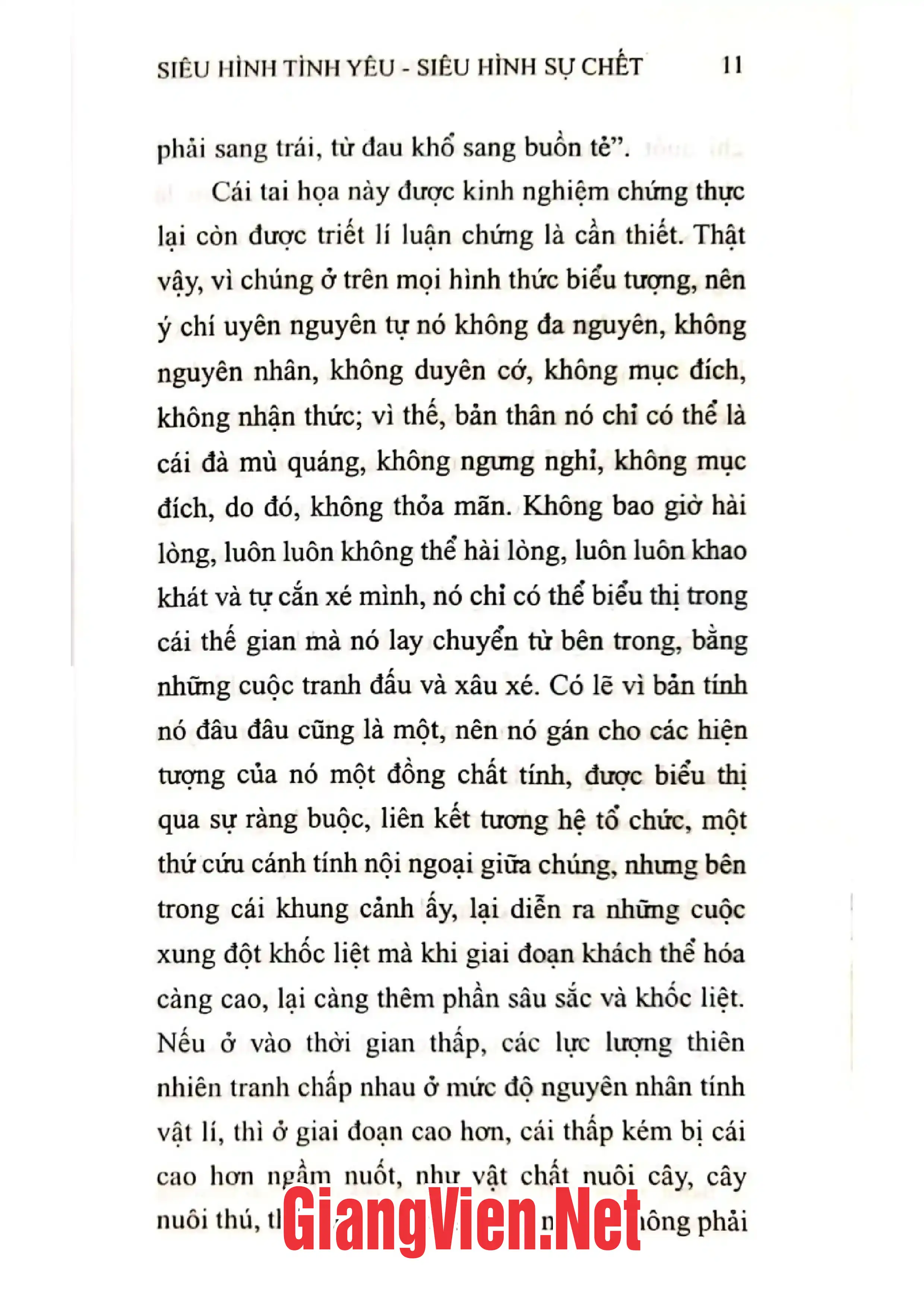 Nội dung mục lục và hình ảnh sách Siêu hình tình yêu, siêu hình sự chết - Trang 7