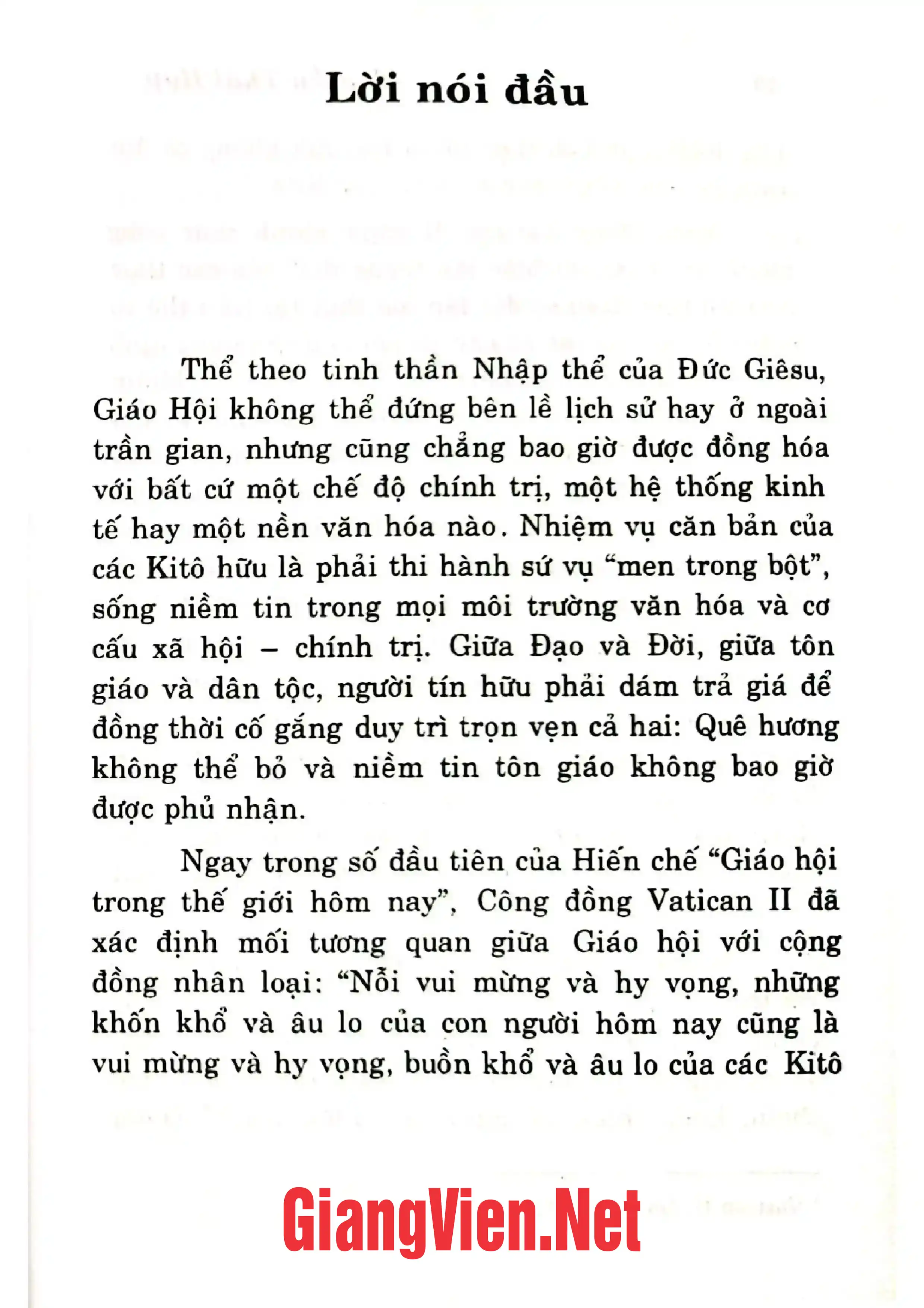 Ảnh minh họa nội dung cuốn sách: Việt Nam dấu yêu quê hương và giáo hội