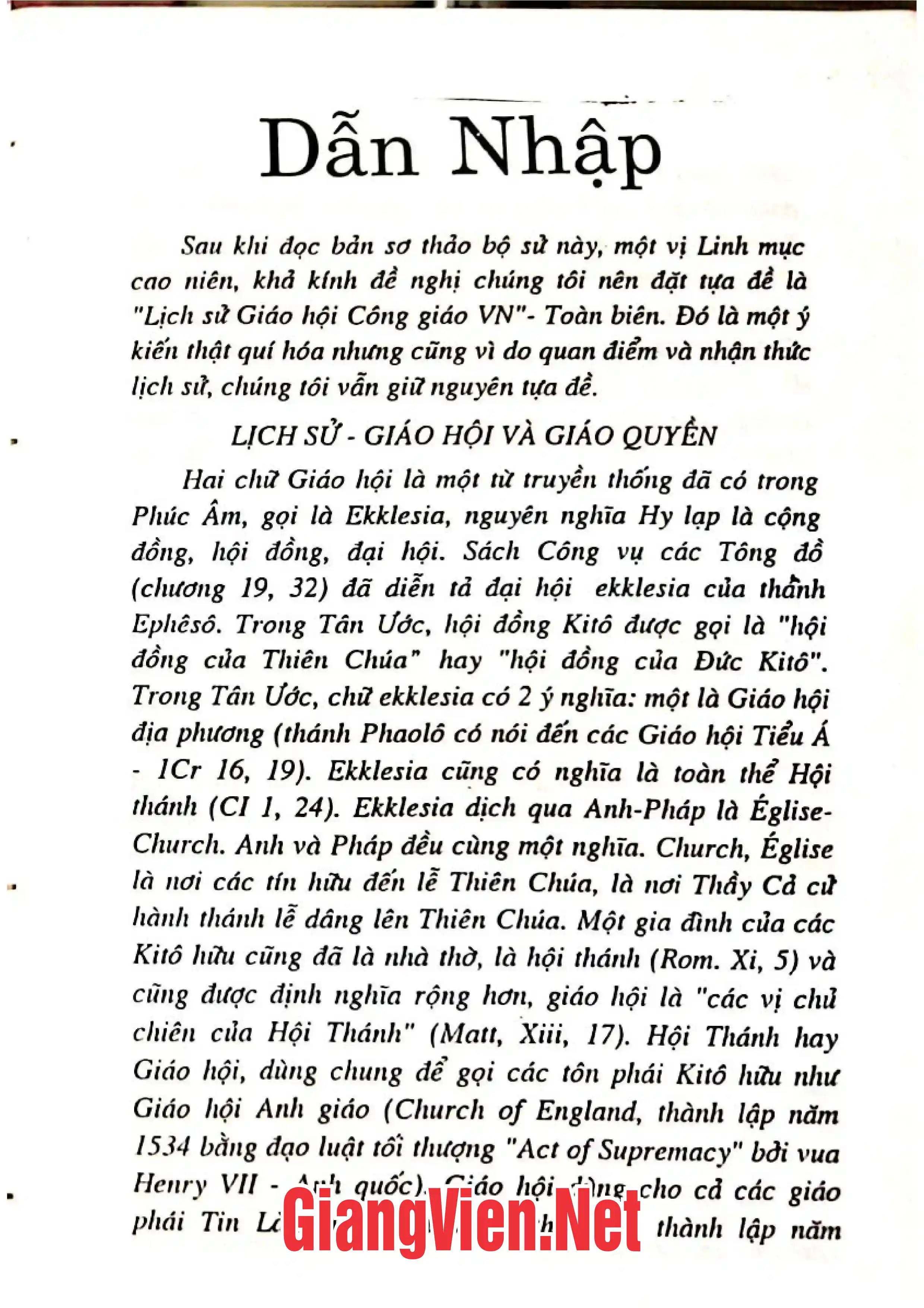 Ảnh minh họa nội dung cuốn sách: Việt Nam Công giáo sử- Tân biên 1553-2000, Quyển II