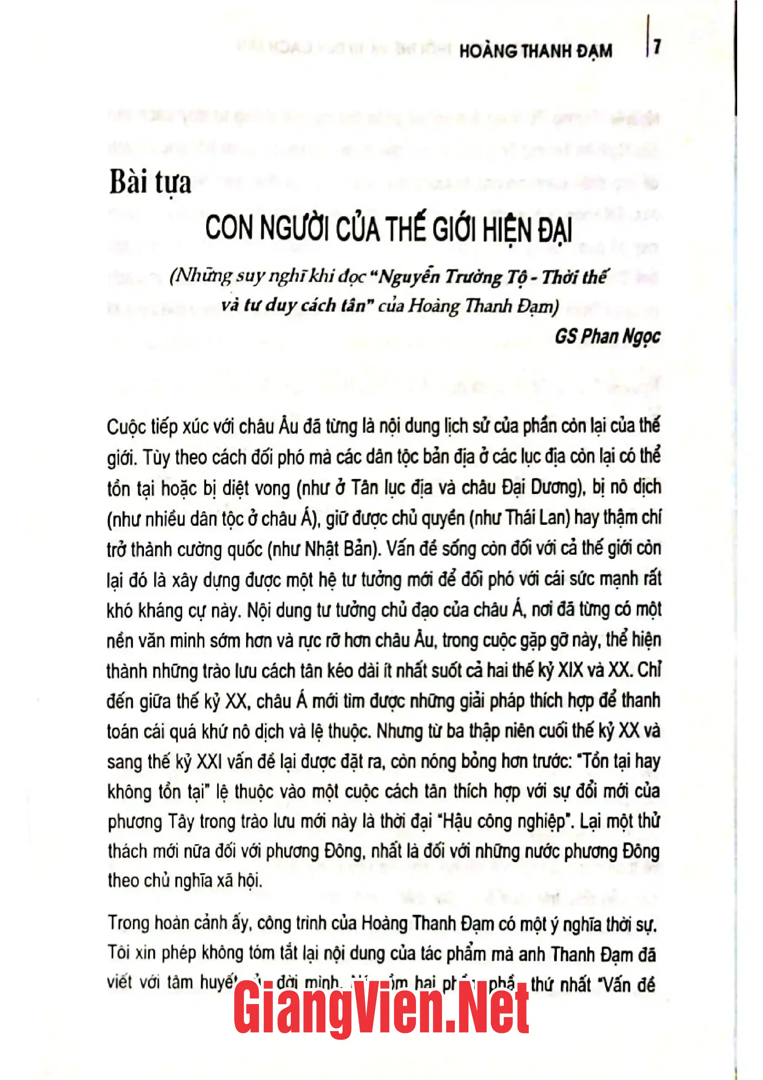 Nội dung trang phụ bản giới thiệu sách Nguyễn Trường Tộ thời thế và tư duy cách tân