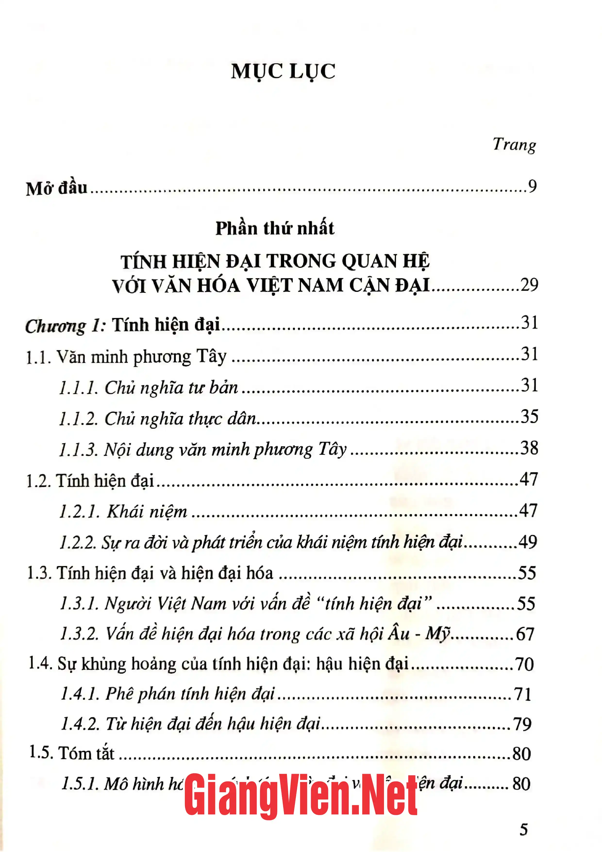 Trang bìa chính thức sách Tính hiện đại và sự chuyển biến của văn hóa Việt Nam thời cận đại