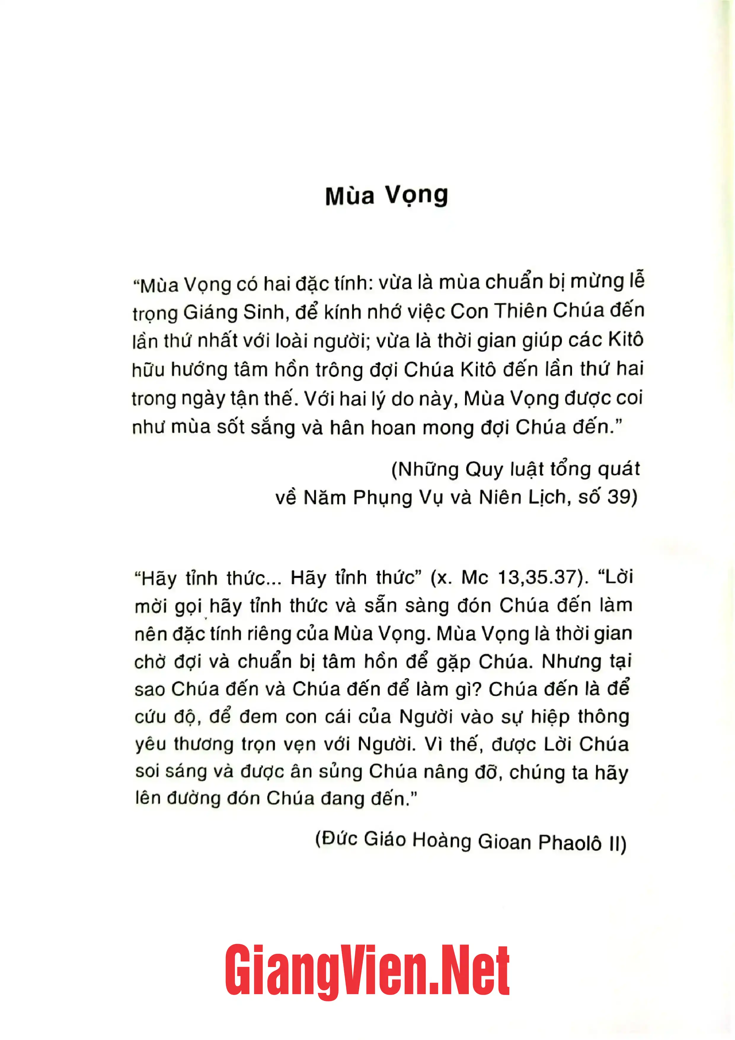 Nội dung trang phụ bản giới thiệu sách Sống lời chúa hằng ngày