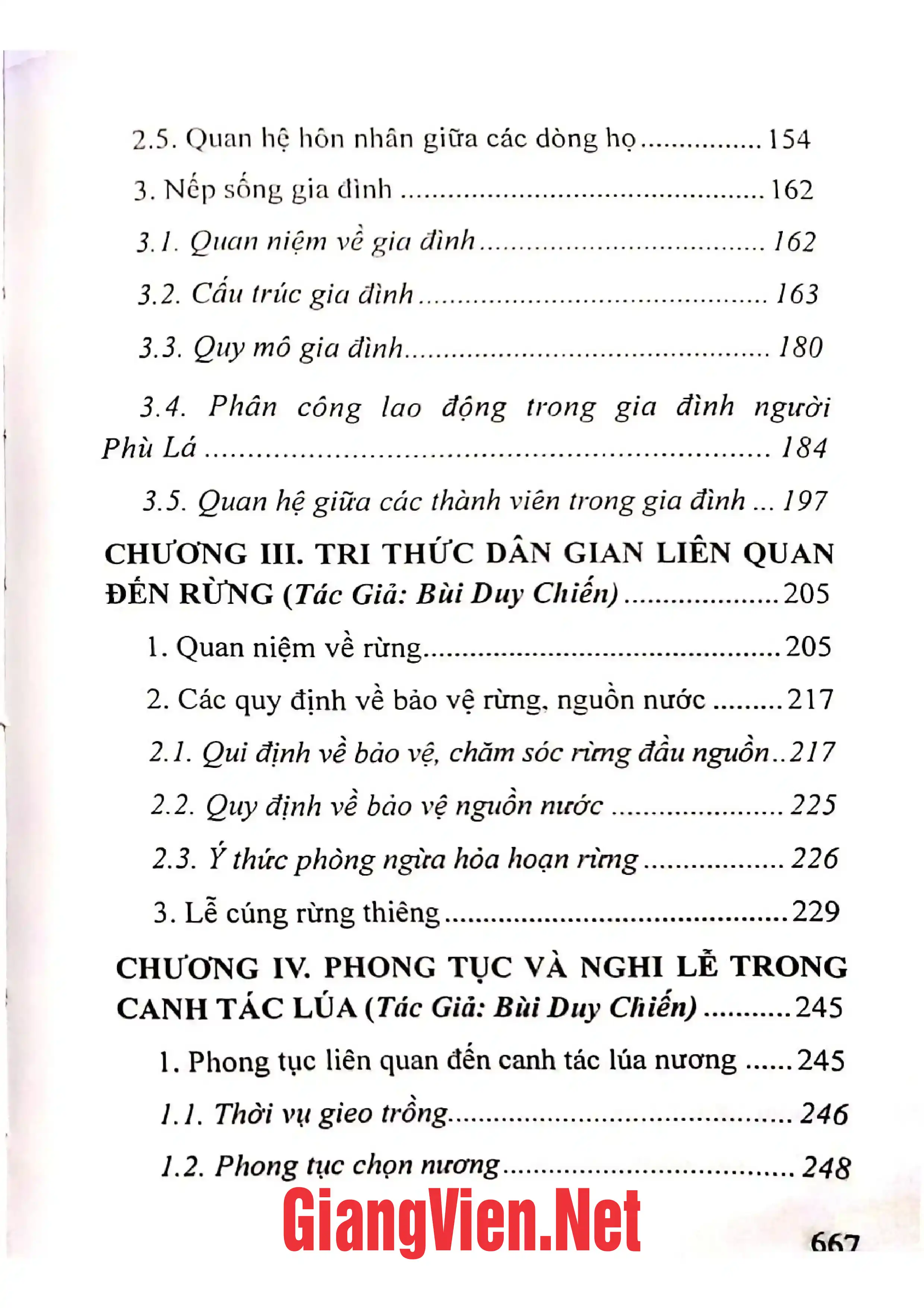 Mục lục chi tiết trang 2 sách Văn hóa dân gian người Phù Lá