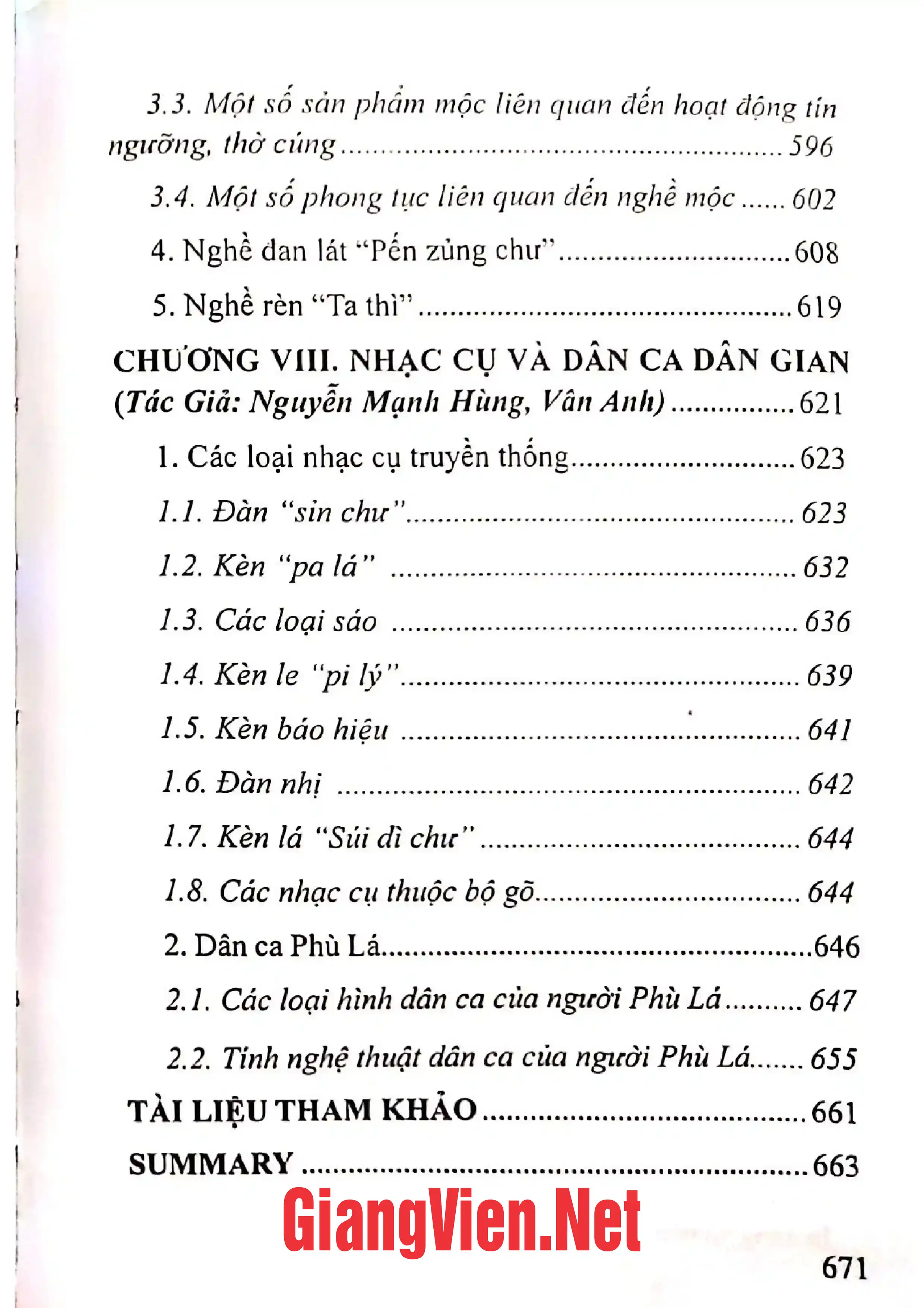 Nội dung mục lục và hình ảnh sách Văn hóa dân gian người Phù Lá - Trang 6