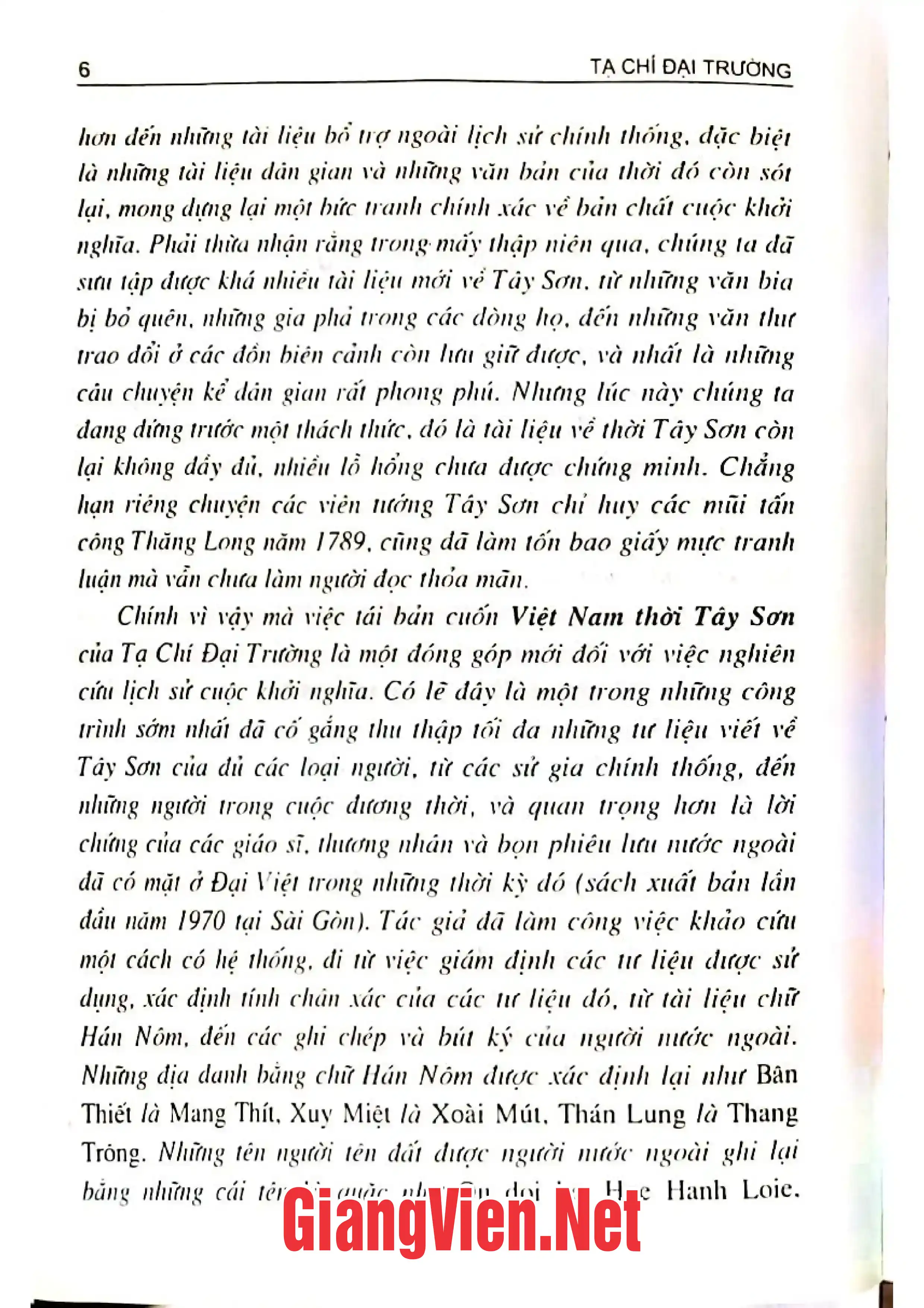Mục lục chi tiết trang 3 sách Việt Nam thời Tây Sơn lịch sử nội chiến 1771 - 1802