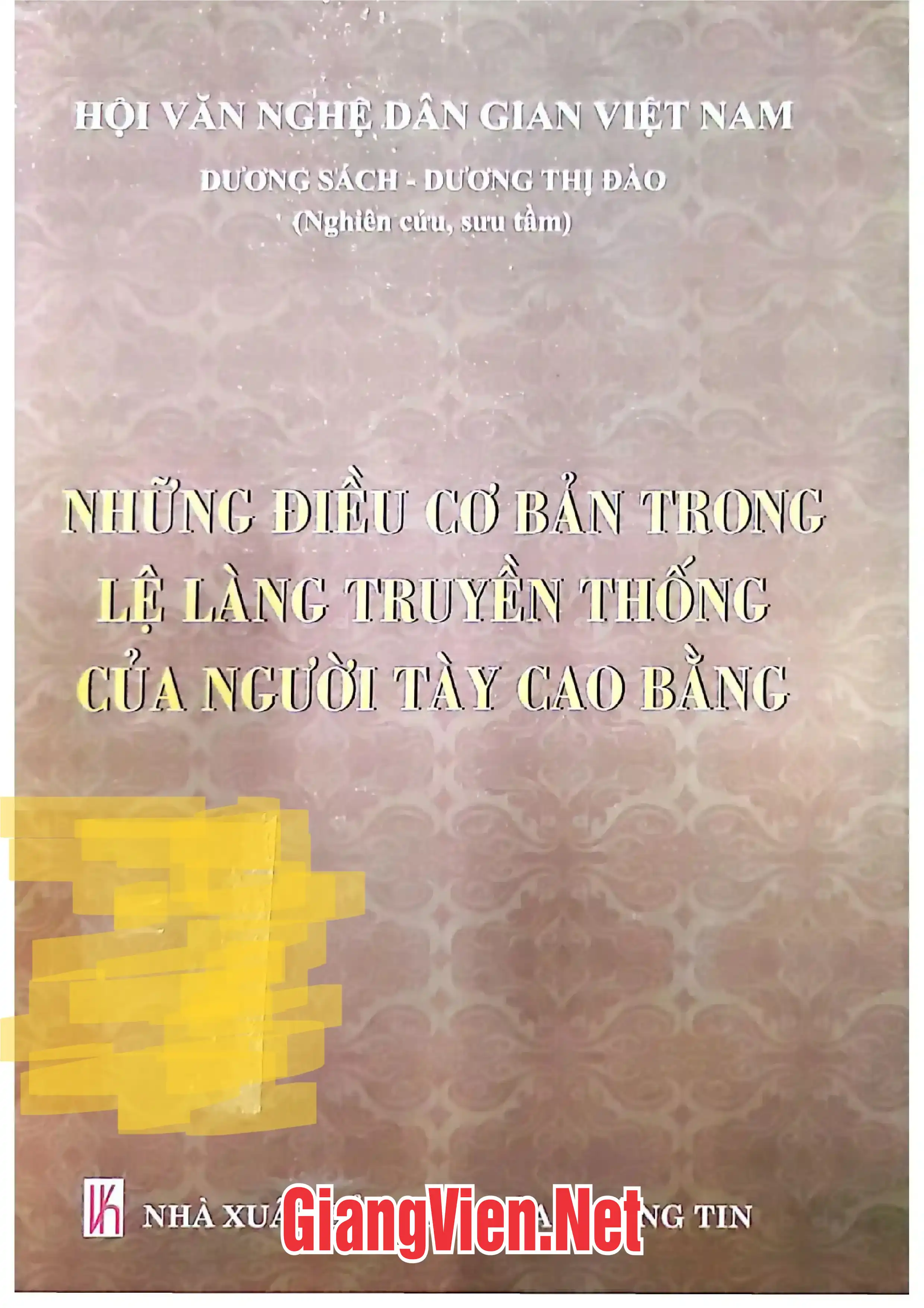 Ảnh bìa của Những điều cơ bản trong lệ làng truyền thống của người Tày Cao Bằng