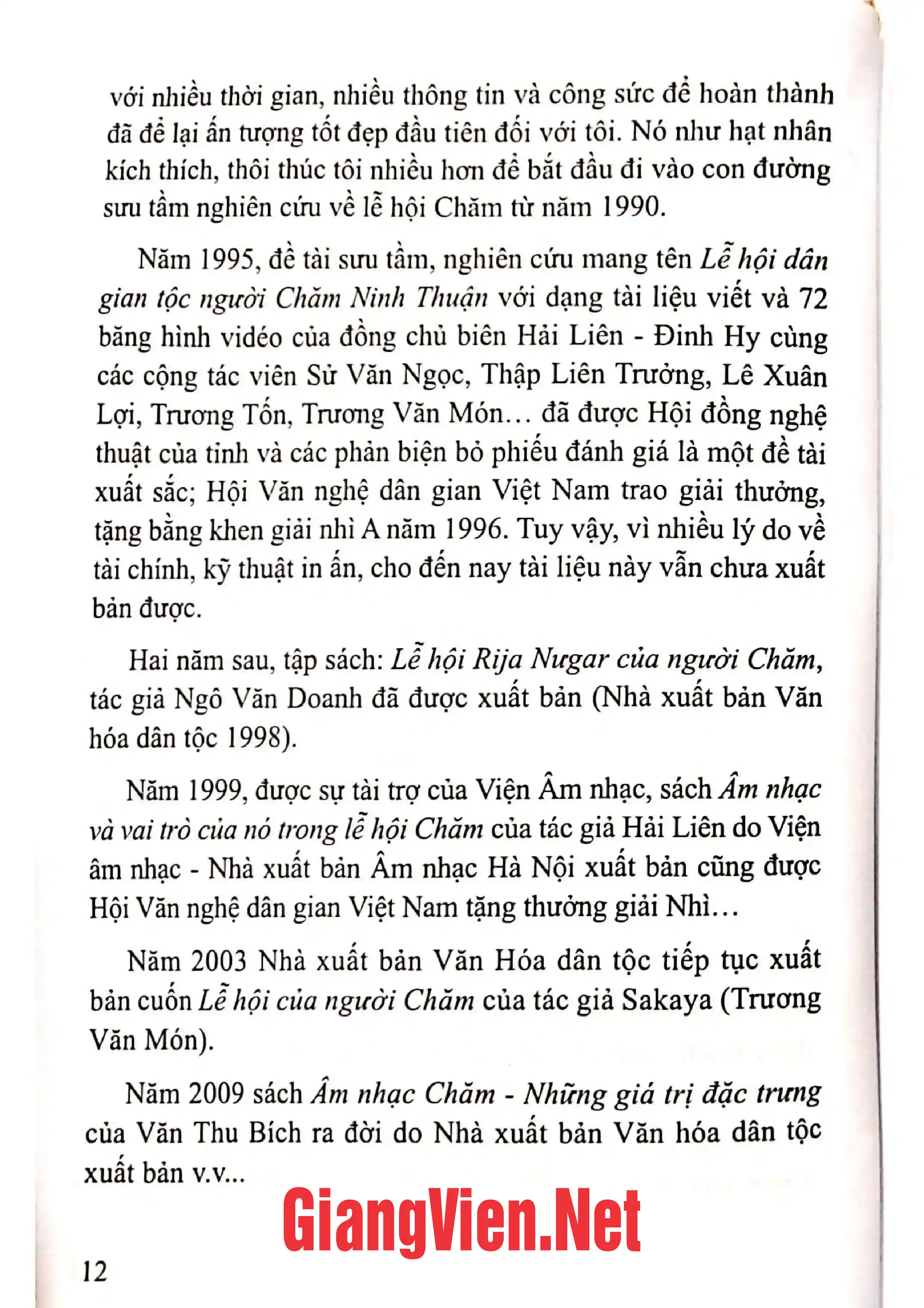 Ảnh minh họa nội dung cuốn sách: Nhóm lễ - Hội Rija của người Chăm tỉnh Ninh Thuận
