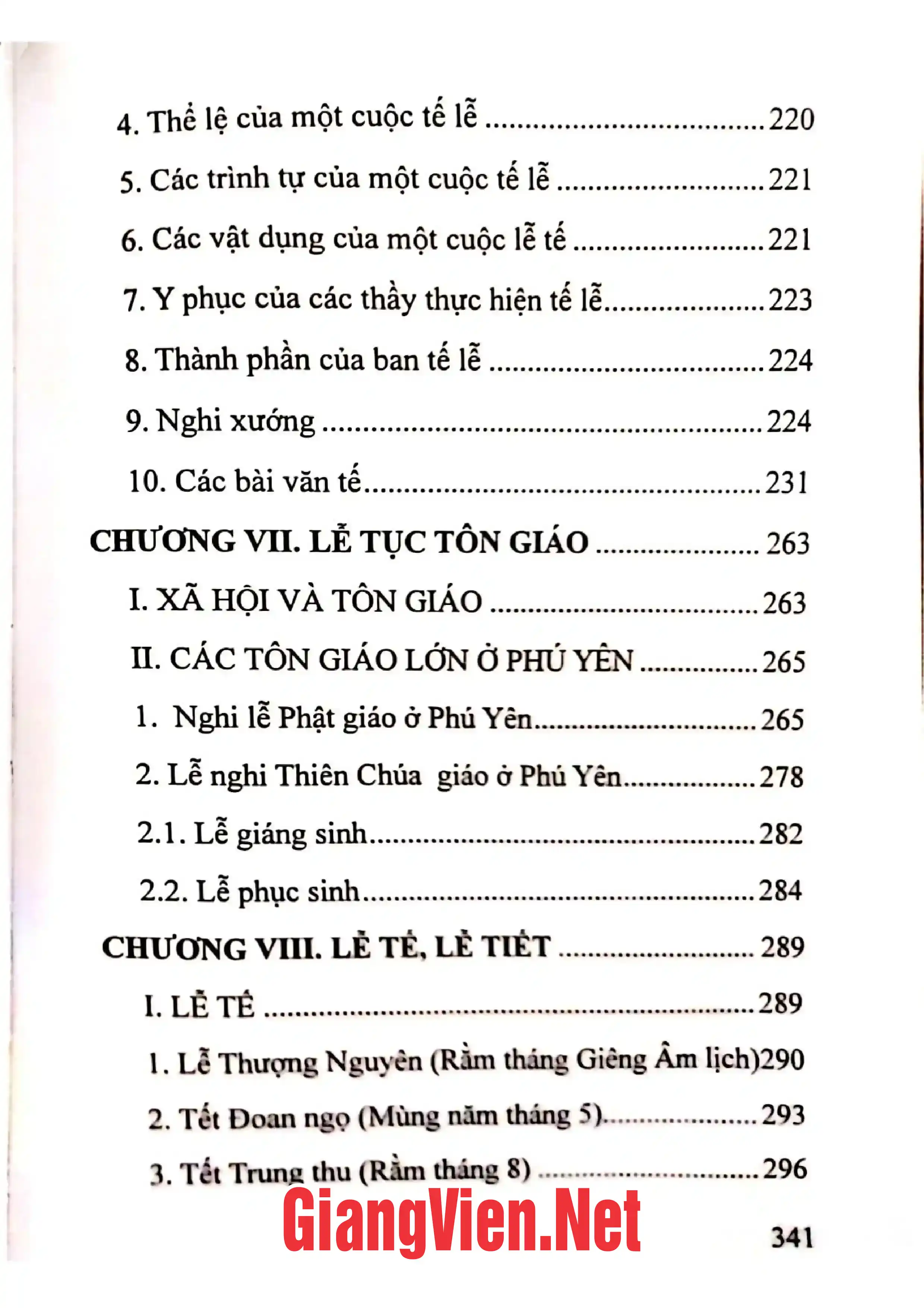 Nội dung mục lục và hình ảnh sách Tìm hiểu về nghi thức lễ tục ở Phú Yên - Trang 6