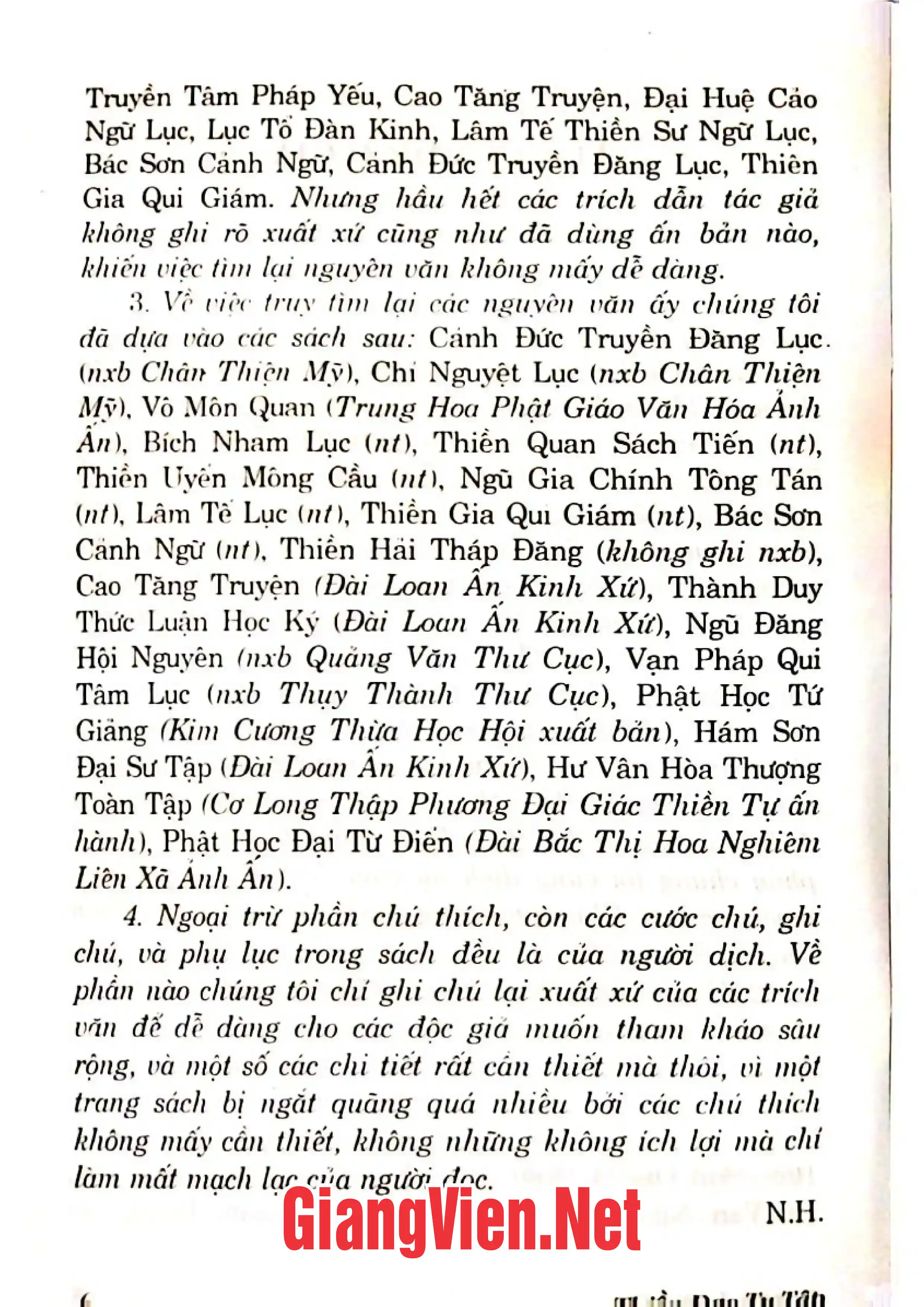 Mục lục chi tiết trang 1 sách Thiền đạo tu tập