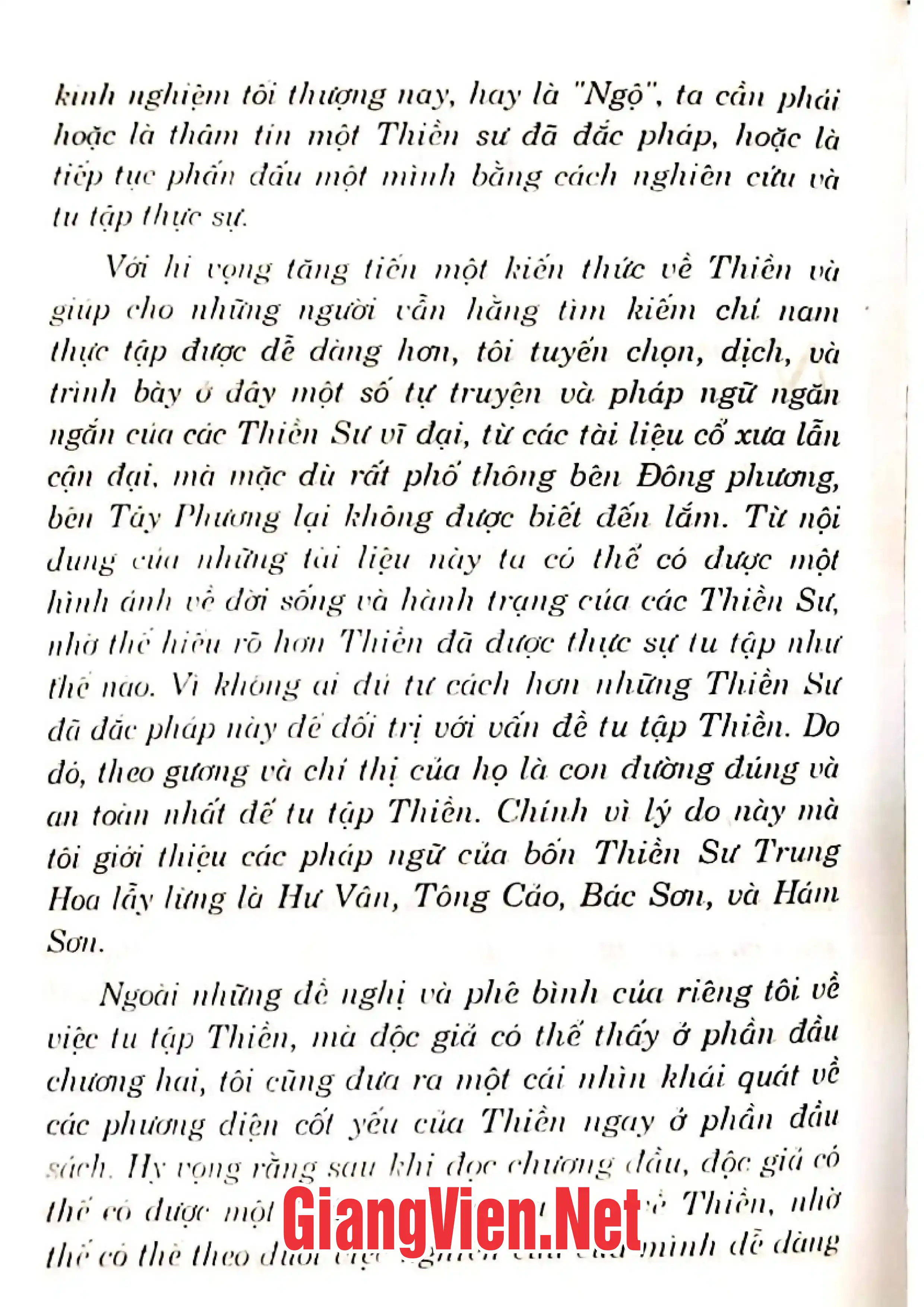 Mục lục chi tiết trang 3 sách Thiền đạo tu tập