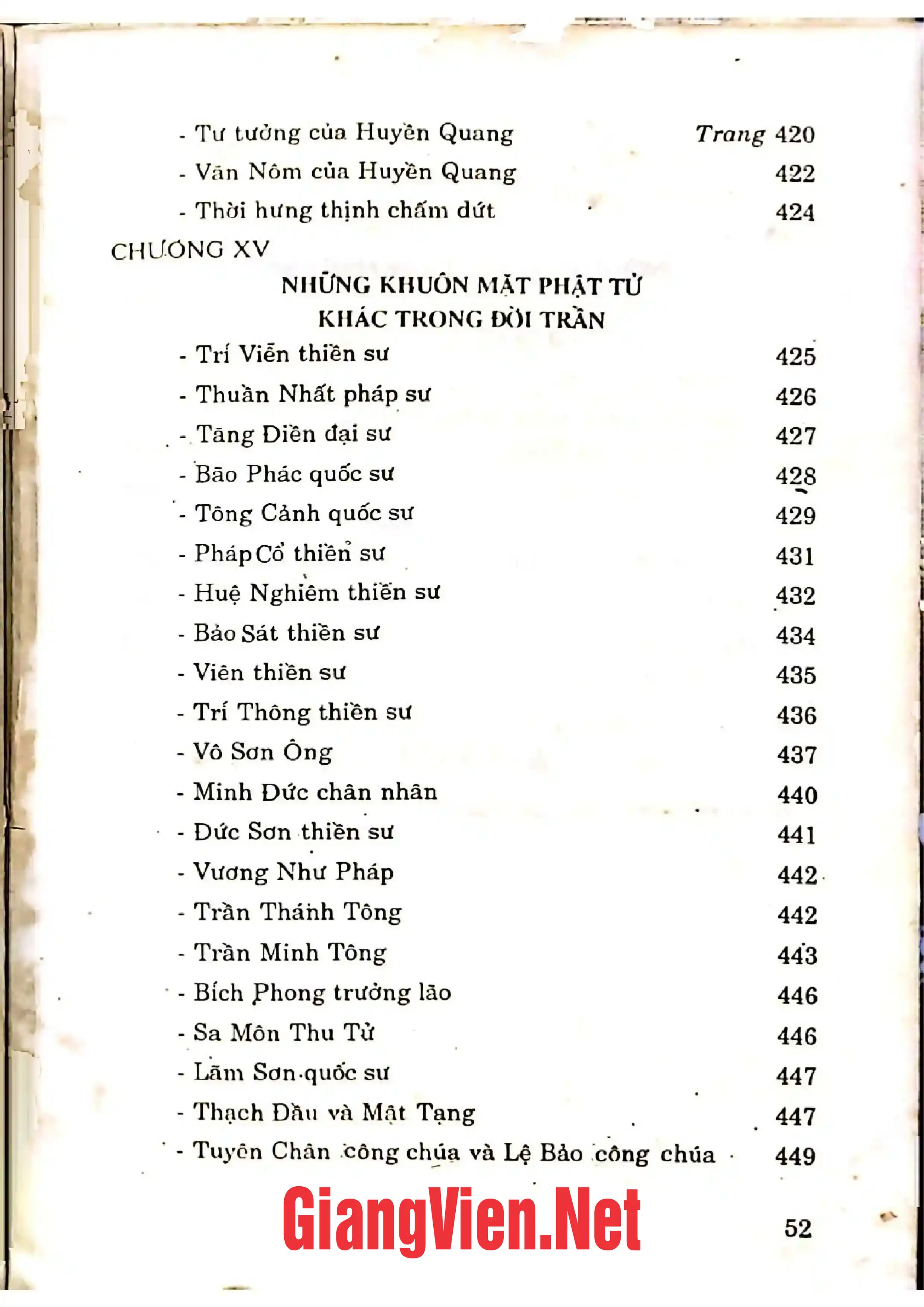 Nội dung mục lục và hình ảnh sách Việt Nam Phật giáo sử luận, tập1 - Trang 6