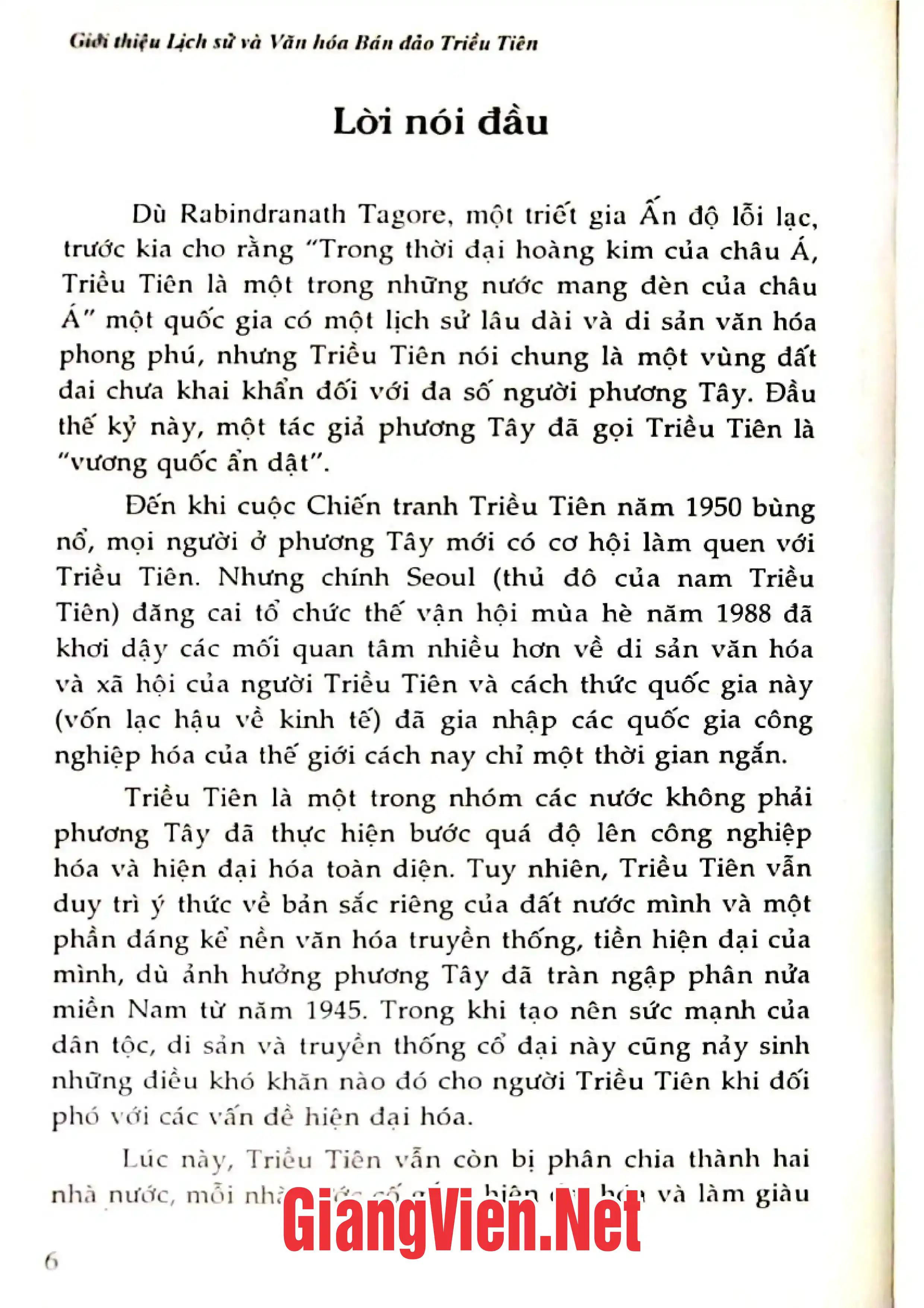 Mục lục chi tiết trang 1 sách Lịch sử văn hóa và bán đảo Triều Tiên
