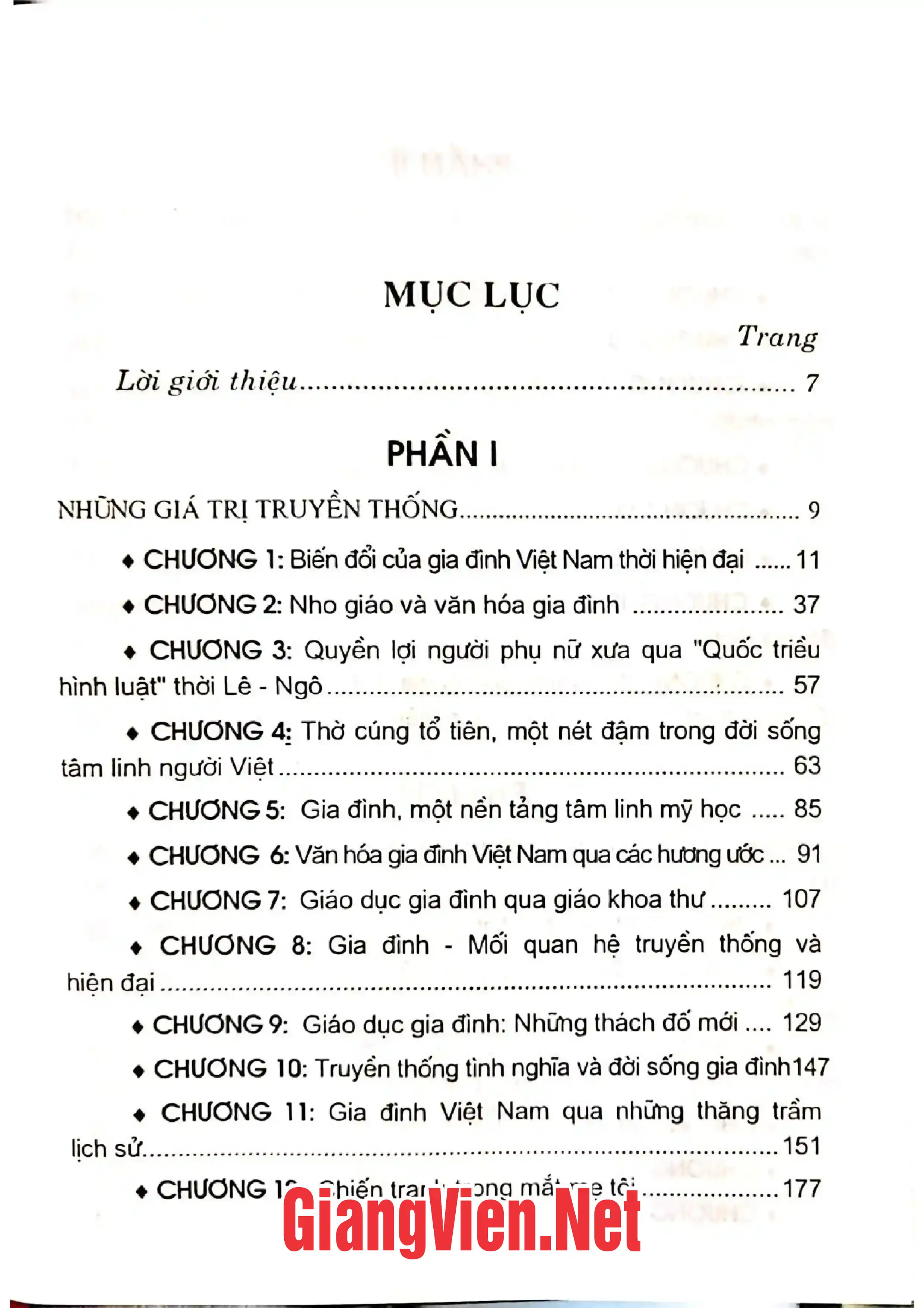 Ảnh minh họa nội dung cuốn sách: Gia đình Việt Nam