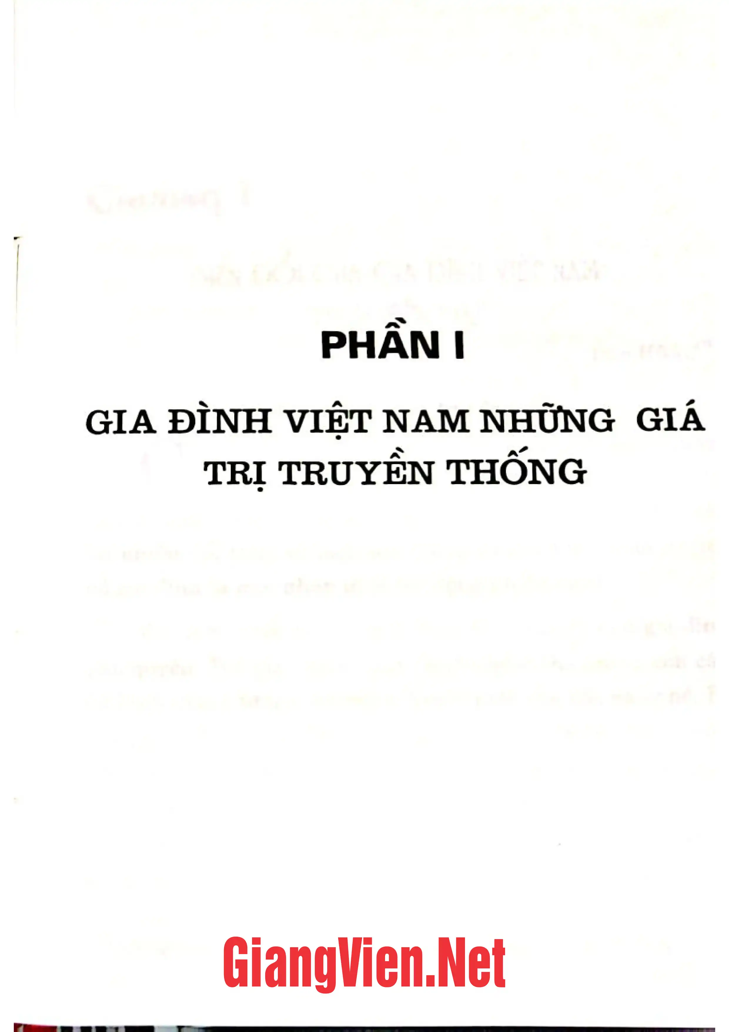 Ảnh minh họa nội dung cuốn sách: Gia đình Việt Nam
