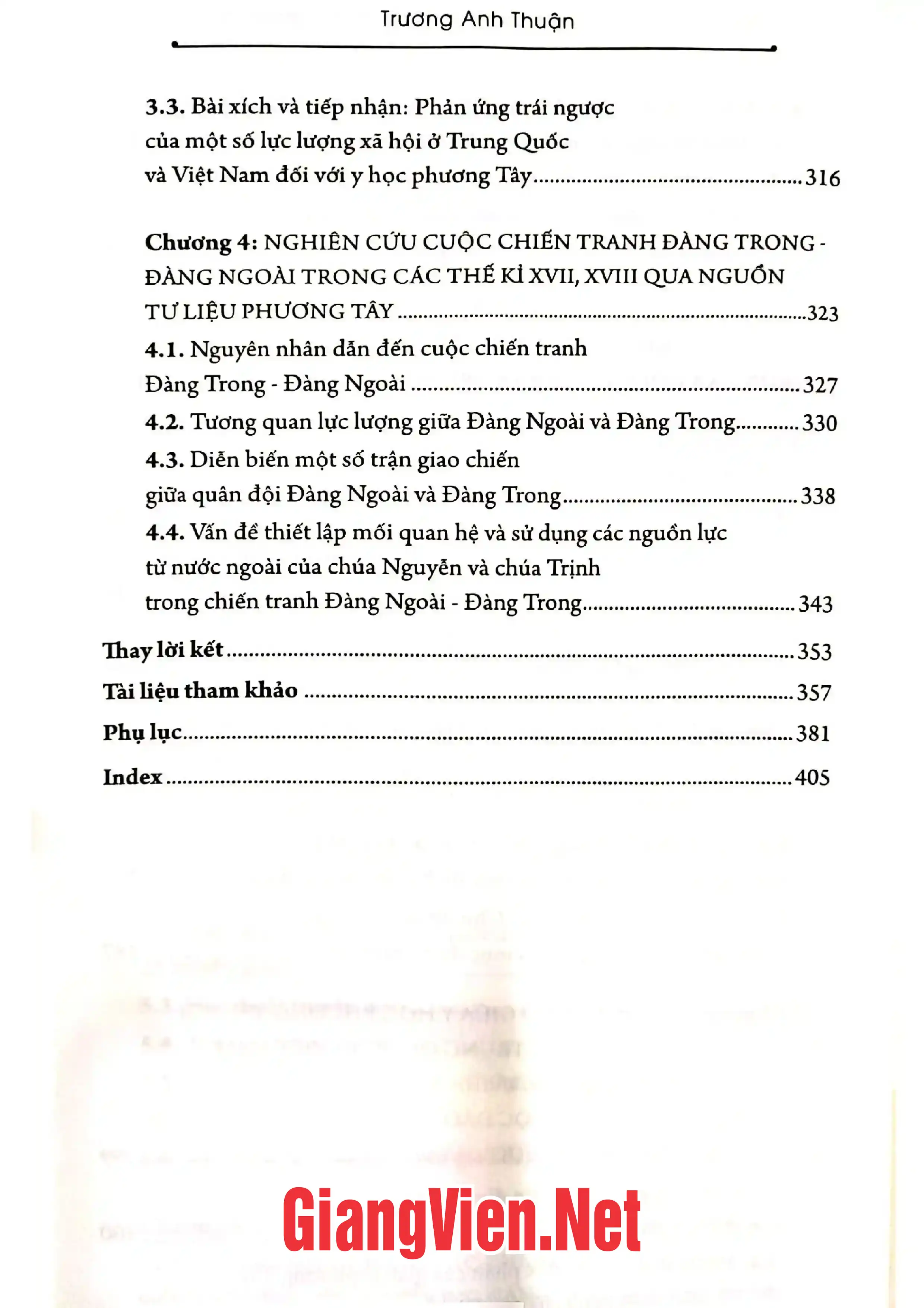 Mục lục chi tiết trang 3 sách Thiên chúa giáo khoa học kỹ thuật phương Tây trong xã hội Việt Nam, Trung Quốc thế kỷ XVI - XVIII