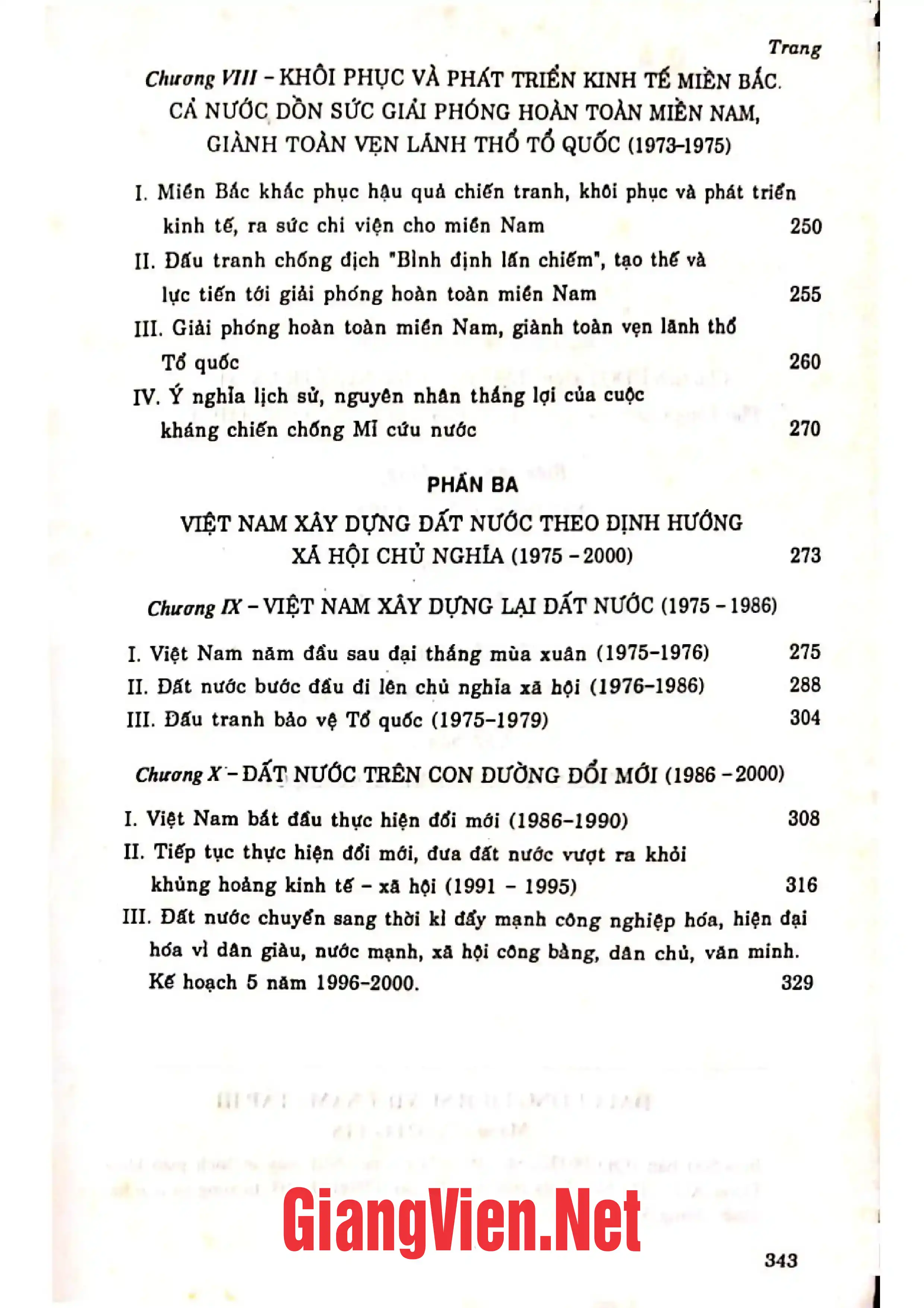 Ảnh minh họa nội dung cuốn sách: Đại cương lịch sử Việt Nam, Tập III