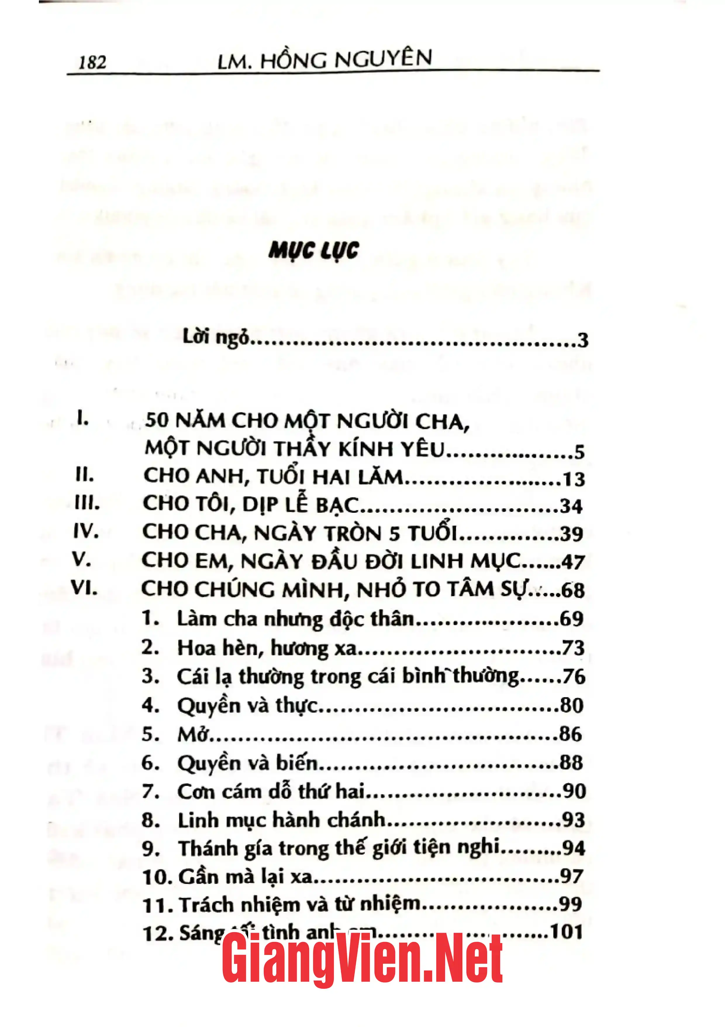 Trang bìa chính thức sách Những mảnh vụn đời linh mục