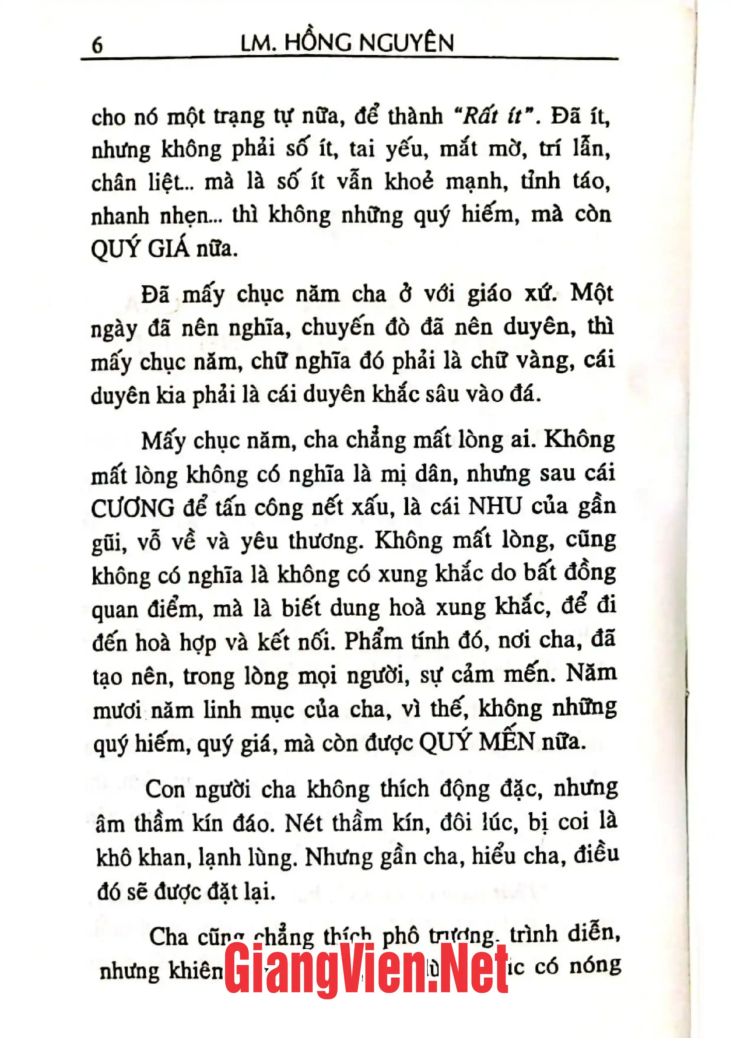 Nội dung mục lục và hình ảnh sách Những mảnh vụn đời linh mục - Trang 6